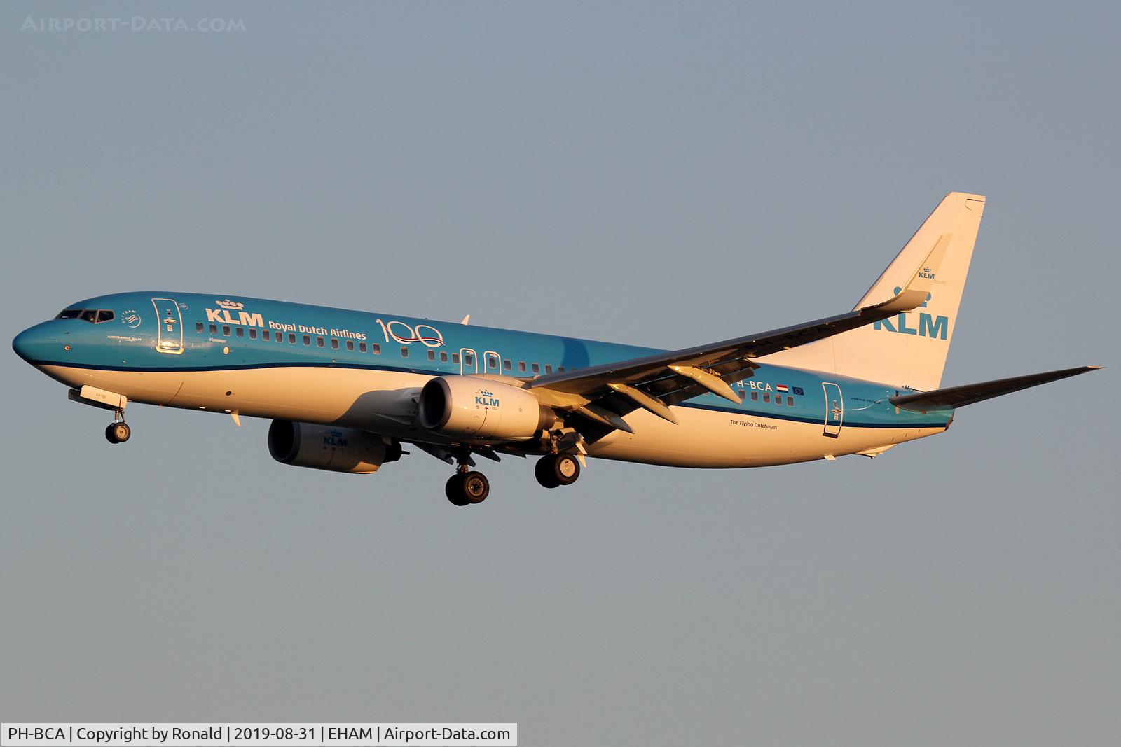 PH-BCA, 2010 Boeing 737-8K2 C/N 37820, at spl