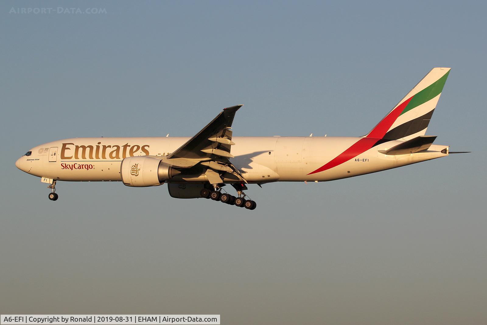 A6-EFI, 2012 Boeing 777-F1H C/N 35609, at spl