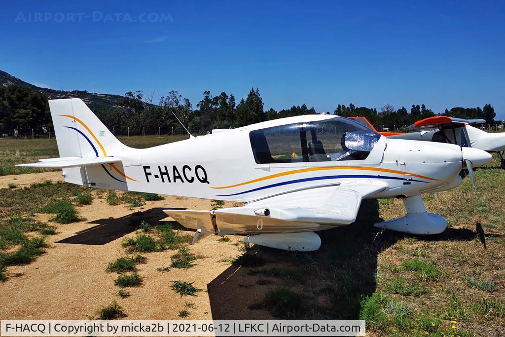 F-HACQ, Robin DR-400/160 C/N 1711, Parked. Crashed in Luchon (31), crew ok