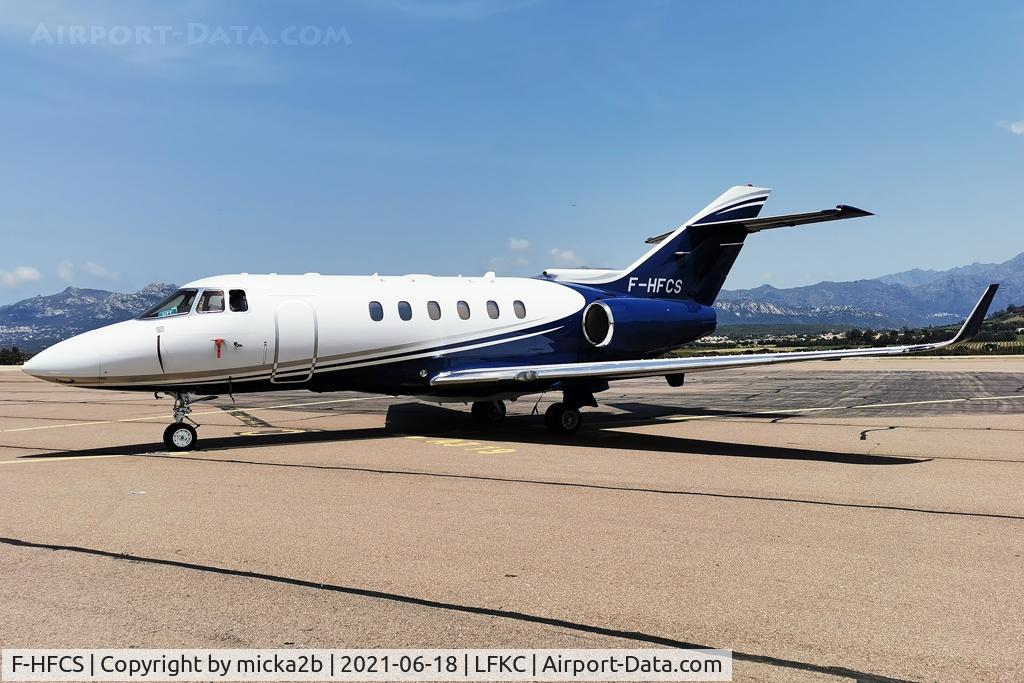 F-HFCS, 2008 Hawker Beechcraft 900XP C/N HA-0073, Parked with new livery