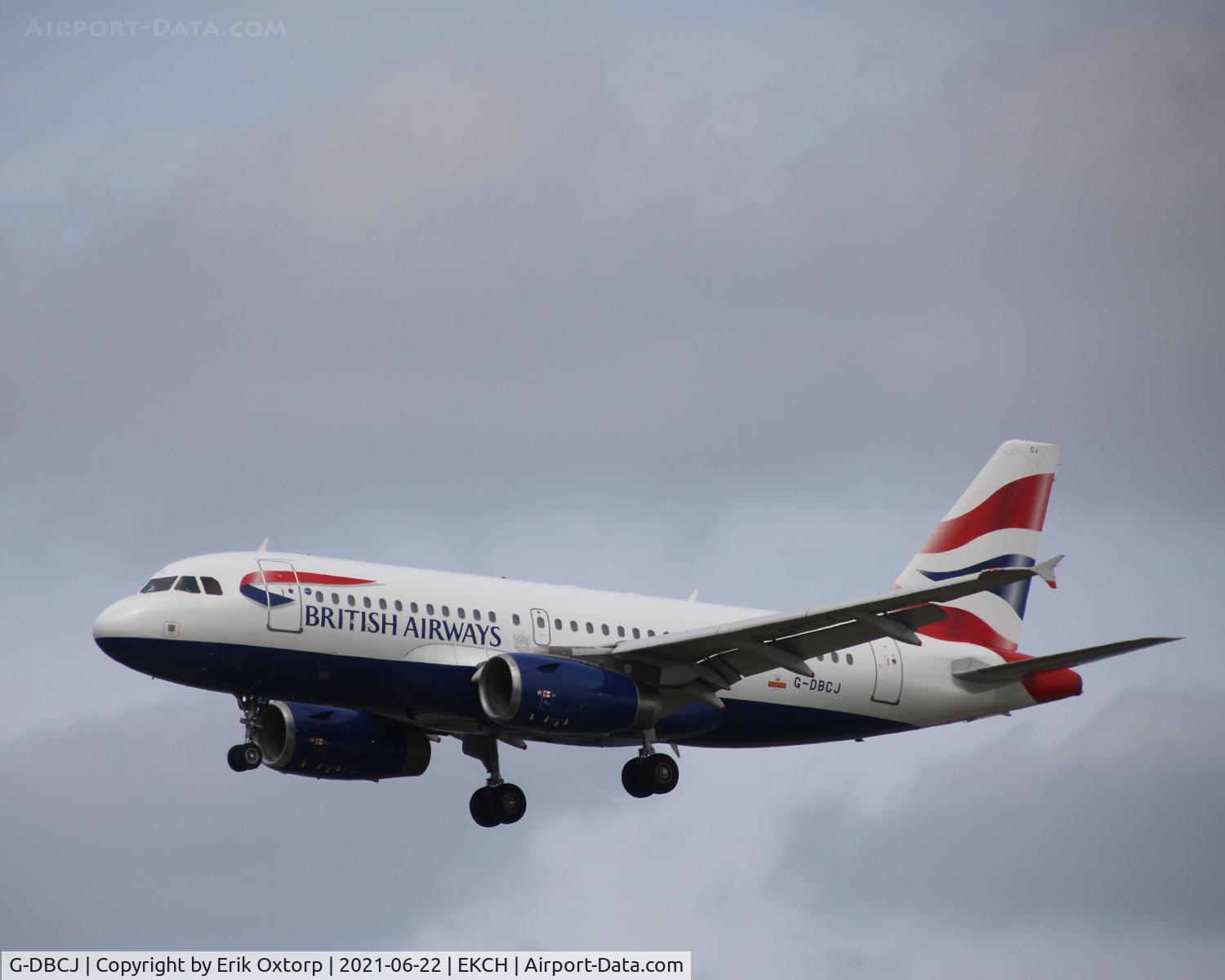 G-DBCJ, 2006 Airbus A319-131 C/N 2981, G-DBCJ landing rw 22L