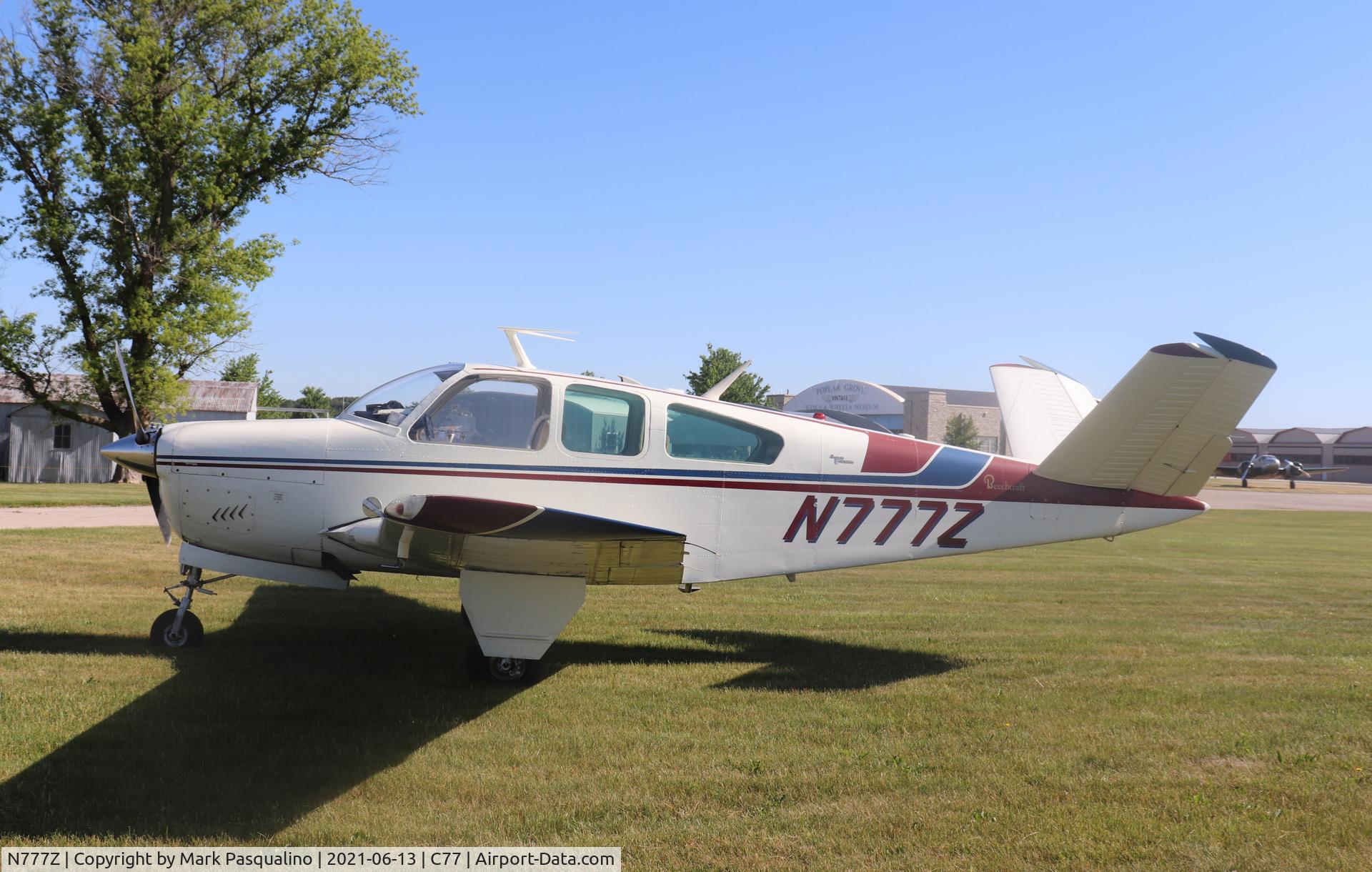 N777Z, 1964 Beech S35 Bonanza C/N D-7482, Beech S35