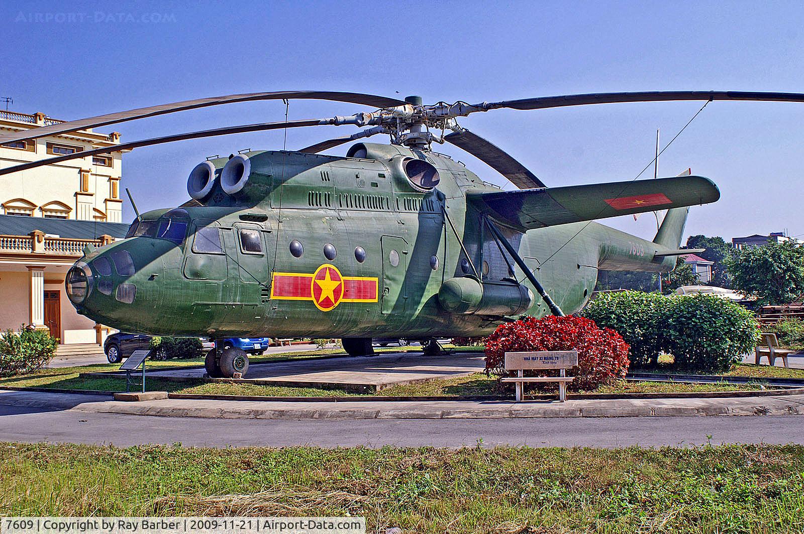 7609, Mil Mi-6 Hook C/N 720856, 7609   Mil Mi-6 Hook [720856V] (Ex Vietnam Peoples Air Force / Vietnam Air Force Museum) Hanoi-Bac Mai~VN 21/11/2009