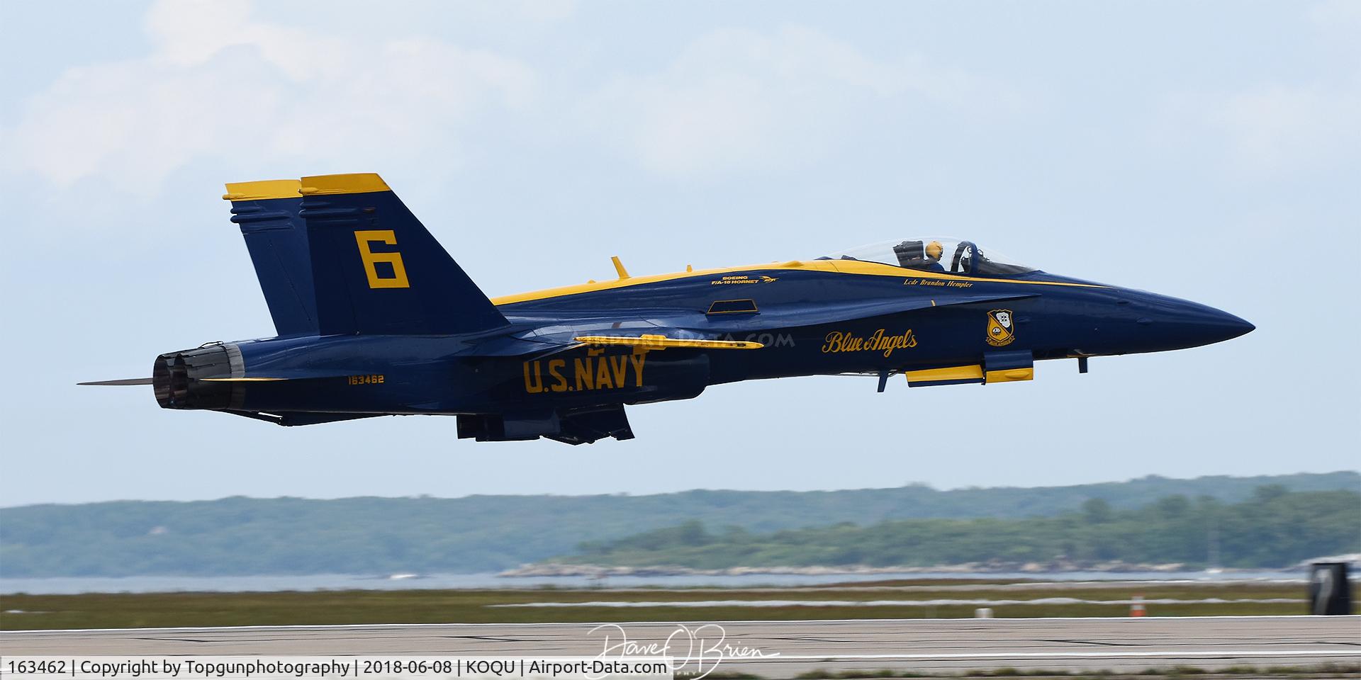 163462, 1988 McDonnell Douglas F/A-18C Hornet C/N 0683/C027, 2nd solo lifting off