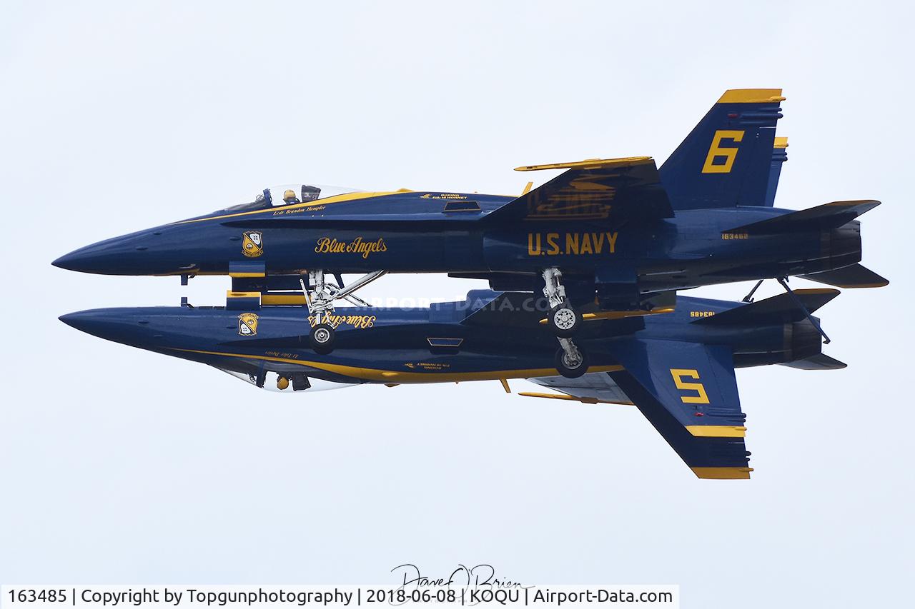 163485, 1988 McDonnell Douglas F/A-18C Hornet C/N 0717/C044, Solo's mirror image