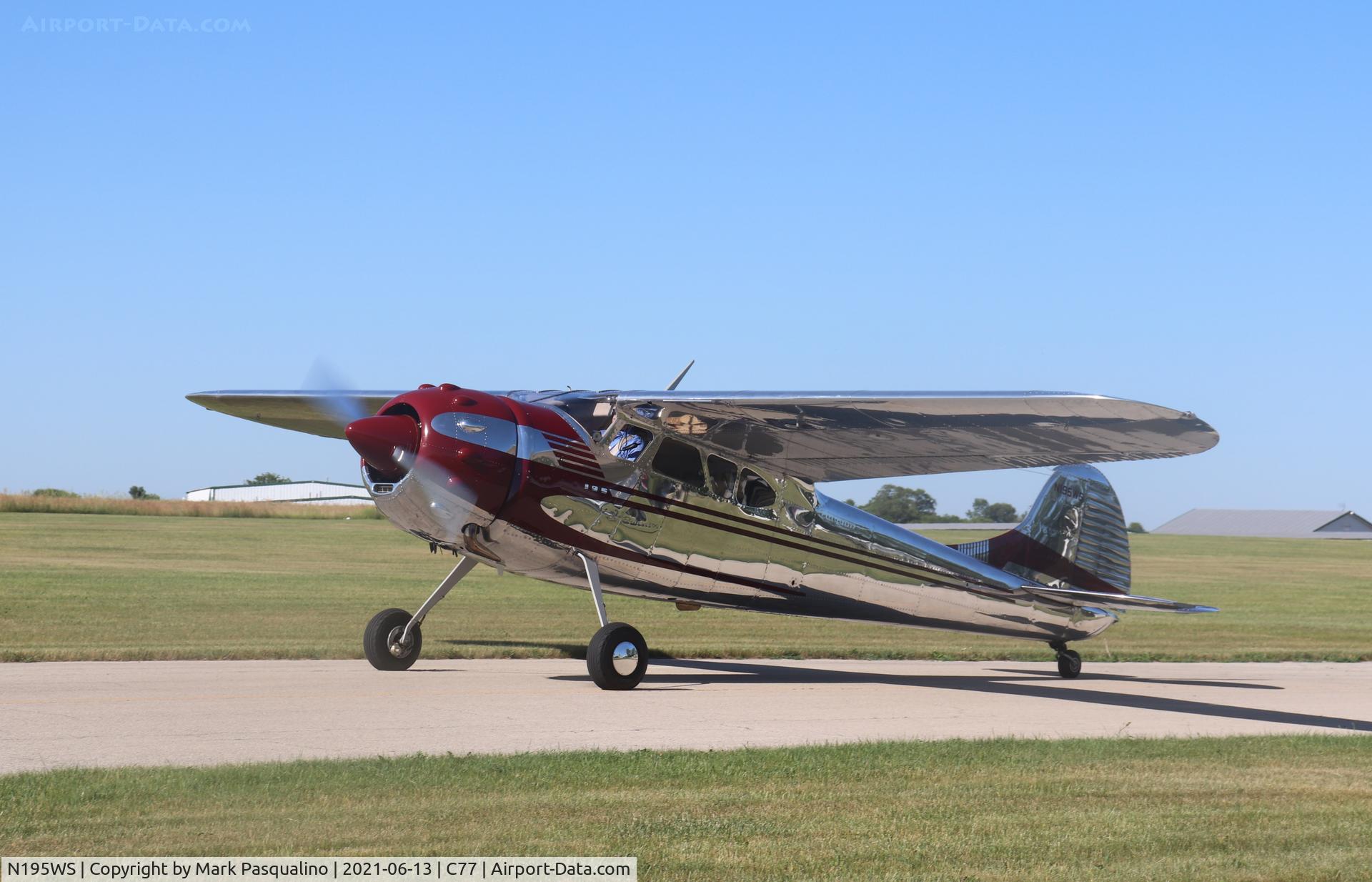 N195WS, 1952 Cessna 195B Businessliner C/N 7908, Cessna 195B