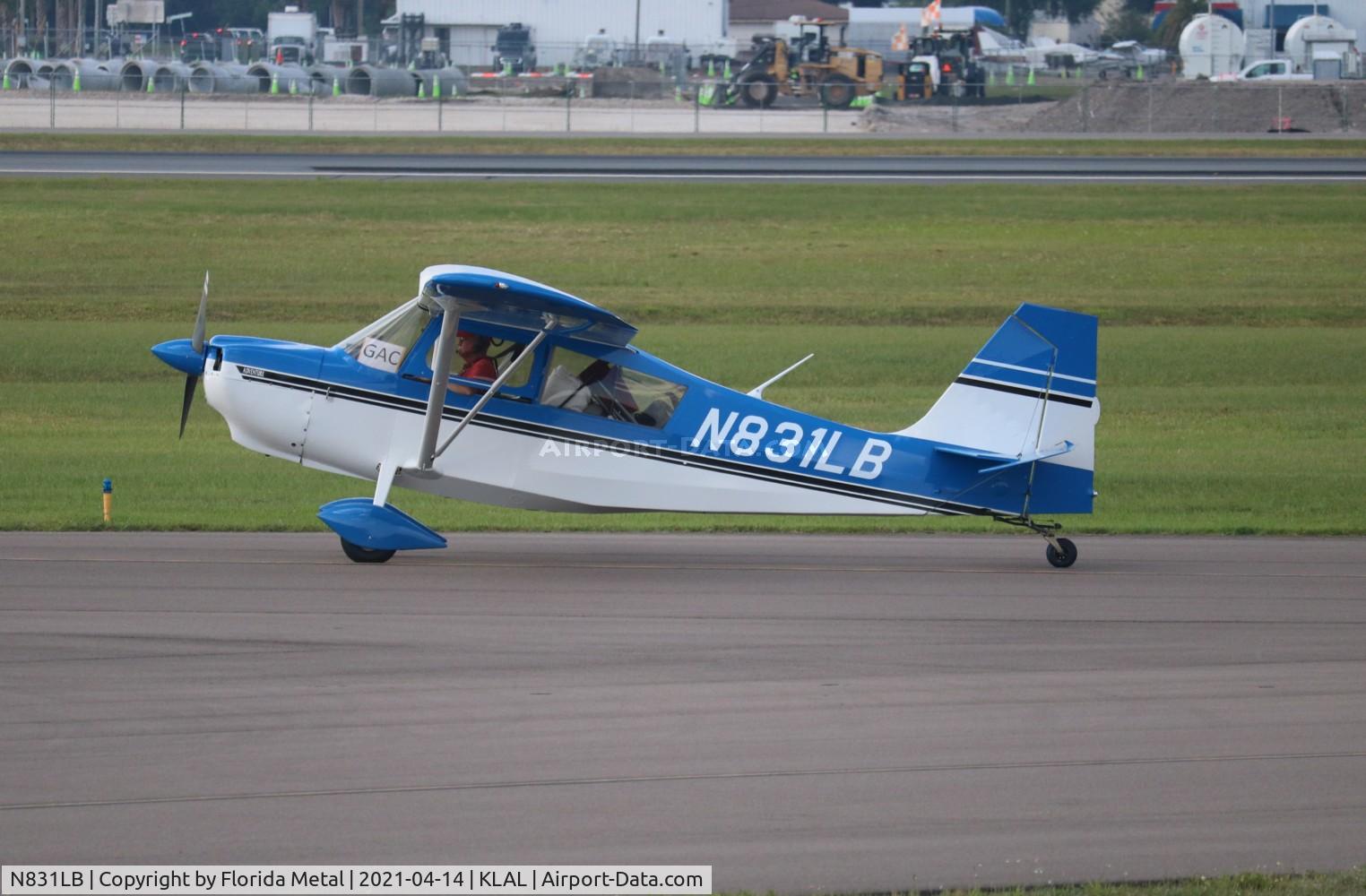 N831LB, 2007 American Champion 7GCAA Citabria C/N 515-2007, Sun N Fun 2021