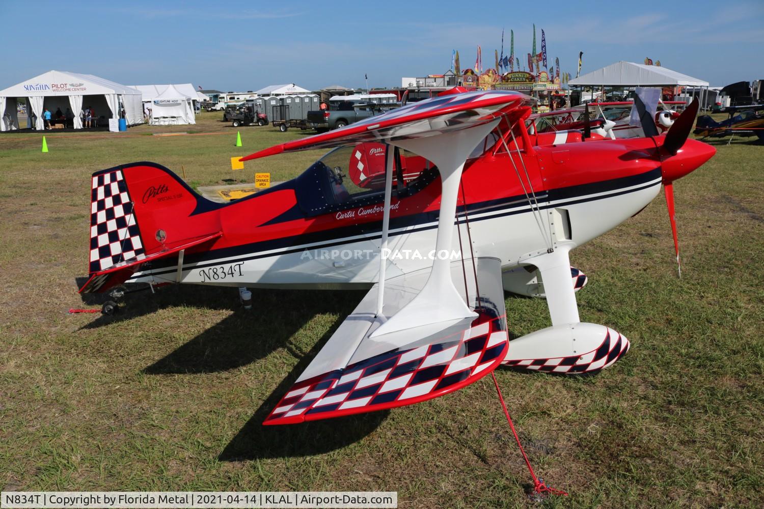 N834T, 2016 Pitts S-1S Special Special C/N 003, Sun N Fun 2021