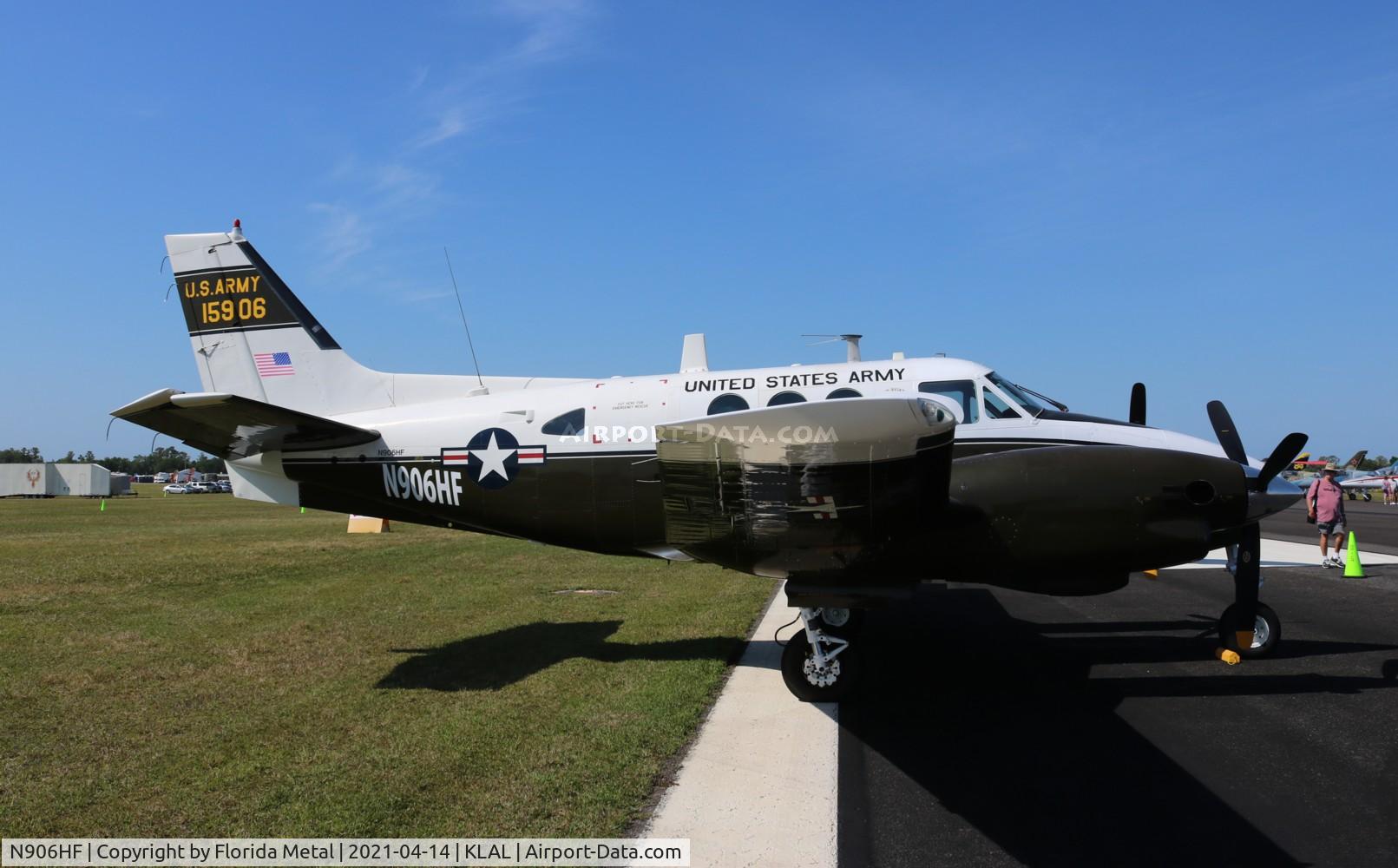 N906HF, 1971 Beech U-21G (A90-1) Ute C/N LM-140, Sun N Fun 2021
