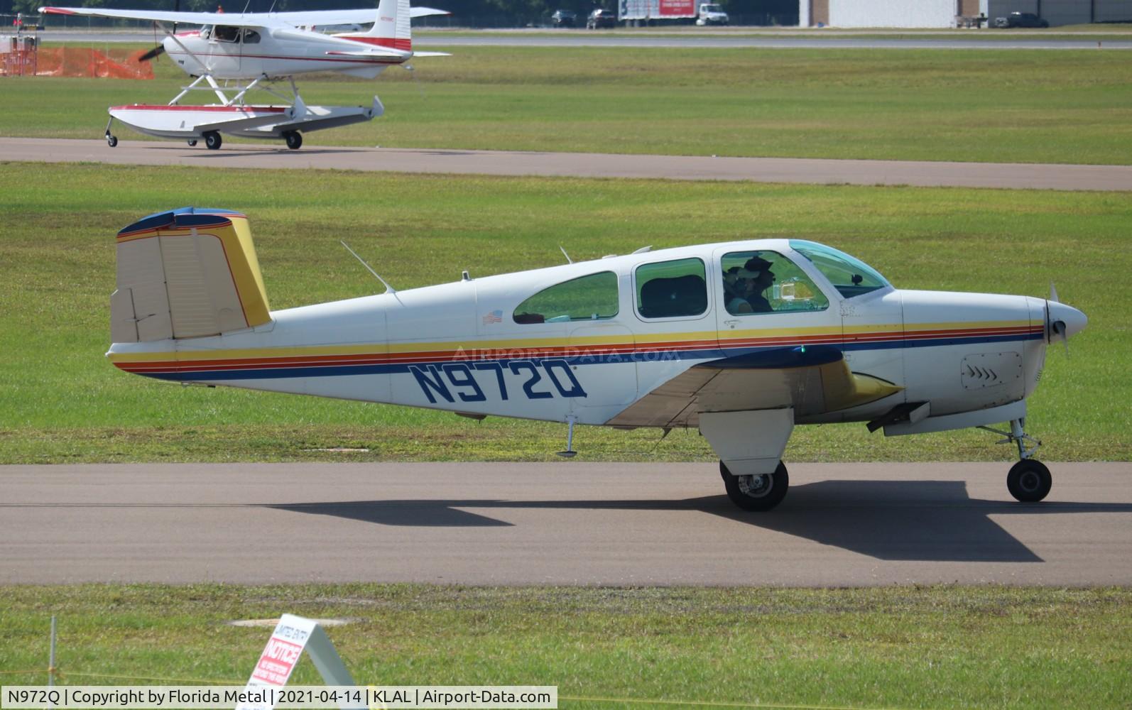 N972Q, 1961 Beech P35 Bonanza C/N D-6851, Sun N Fun 2021