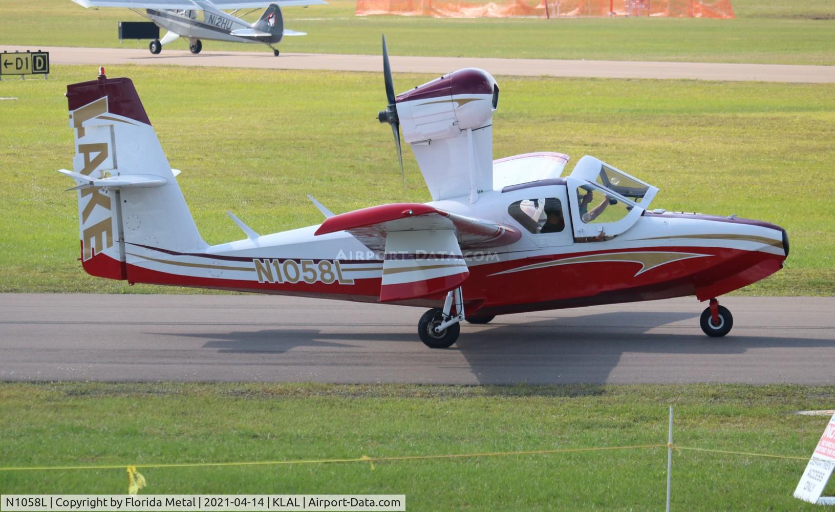 N1058L, 1974 Lake LA-4-200 Buccaneer C/N 651, Sun N Fun 2021