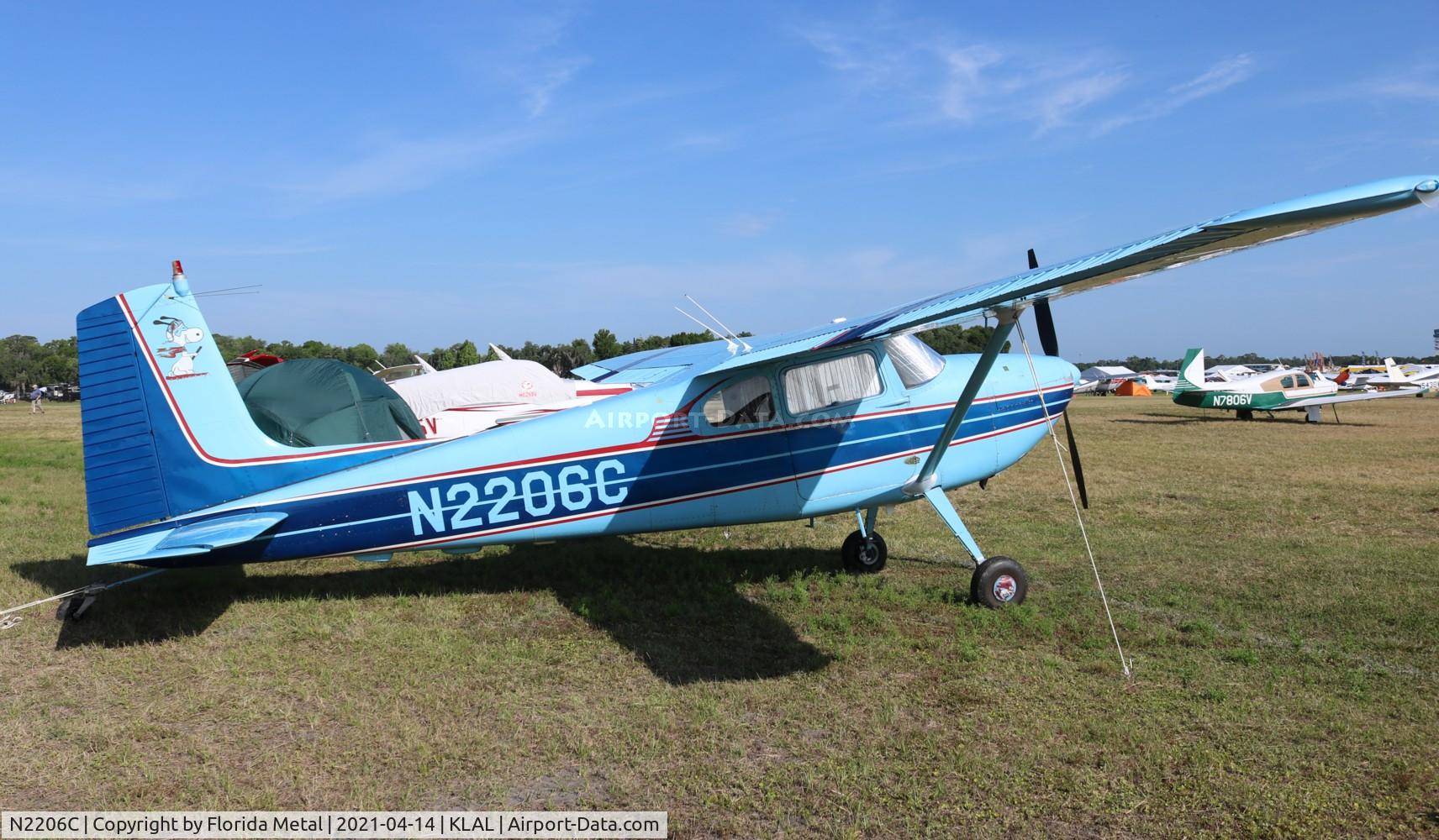 N2206C, 1953 Cessna 180 C/N 30506, Sun N Fun 2021