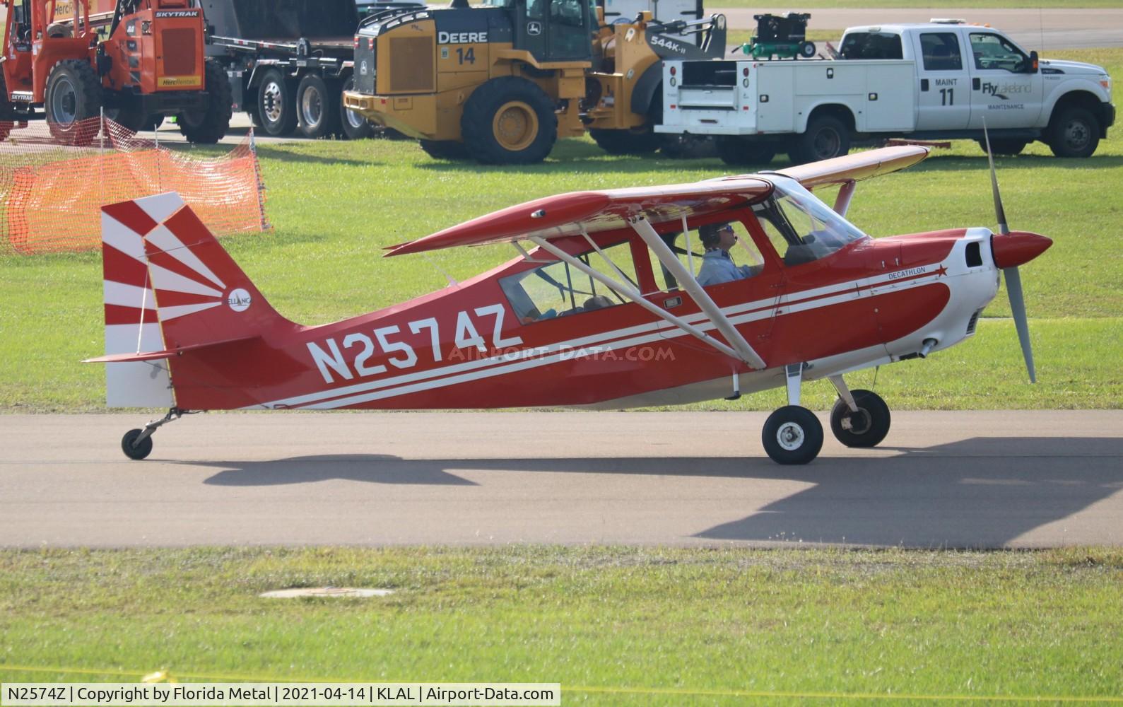 N2574Z, 1977 Bellanca 8KCAB Decathlon C/N 354-77, Sun N Fun 2021