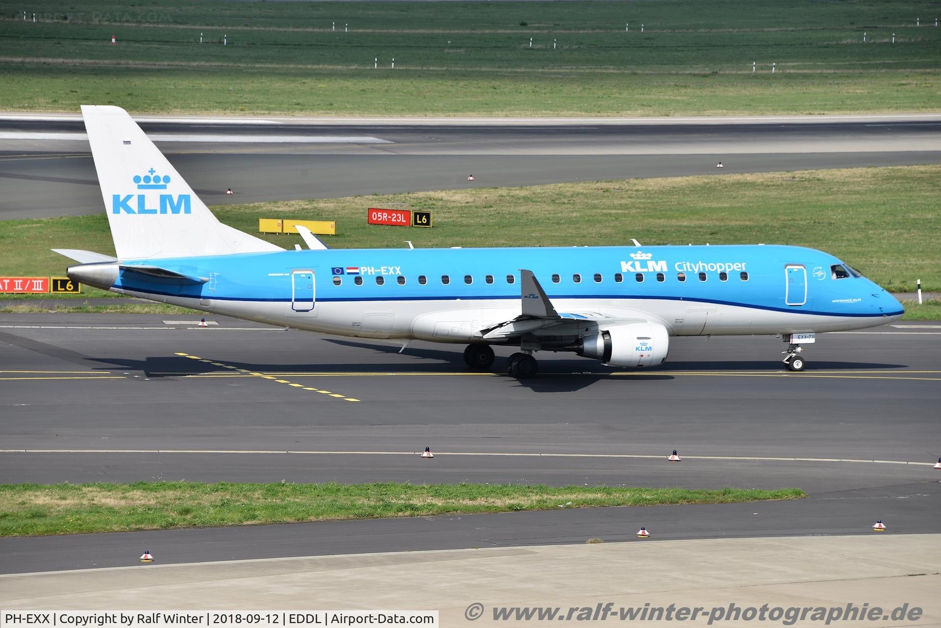PH-EXX, 2018 Embraer 175STD (ERJ-170-200) C/N 17000711, Embraer ERJ-175STD 170-200 - WA KLC KLM Cityhopper - 17000711 - PH-EXX - 12.09.2018 - DUS