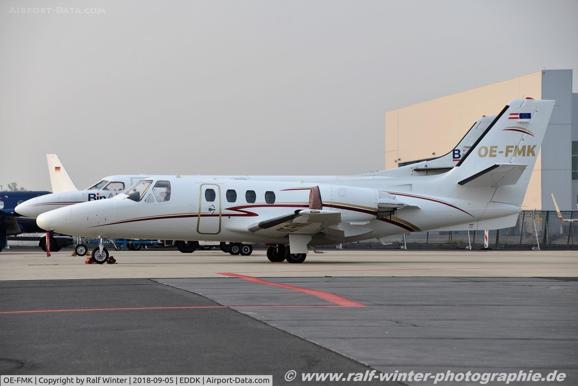 OE-FMK, 1980 Cessna 501 Citation I/SP C/N 501-0144, Cessna 501 Citation 1SP - MAE Mali Air Luftverkehr - 501-0144 - OE-FMK - 05.09.2018 - CGN