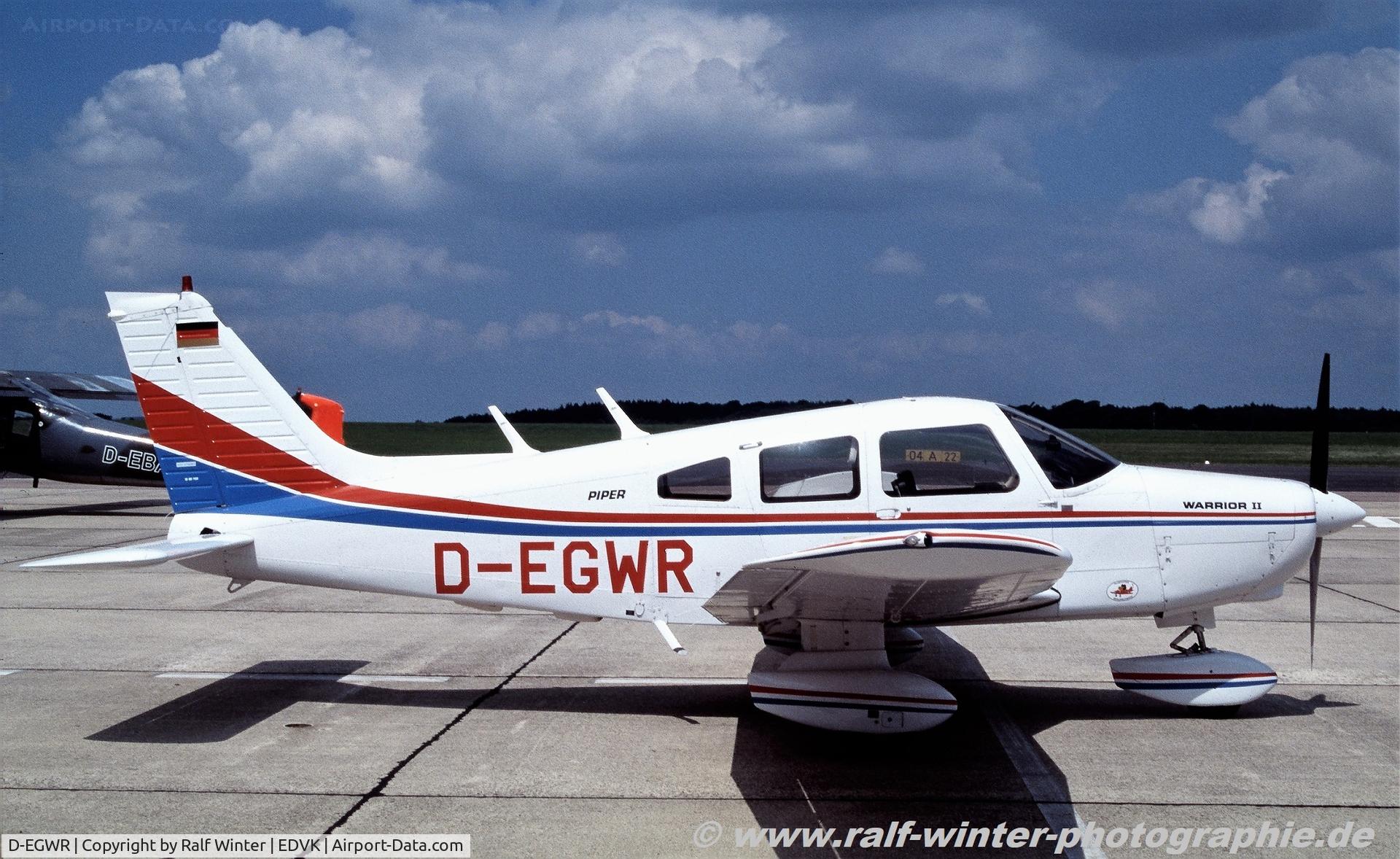 D-EGWR, 1978 Piper PA 28 -161 C/N 28-7816670, Piper PA-28-161 Cherokee Warrior 2 - Private - 28-7816670 - D-EGWR - EDKV