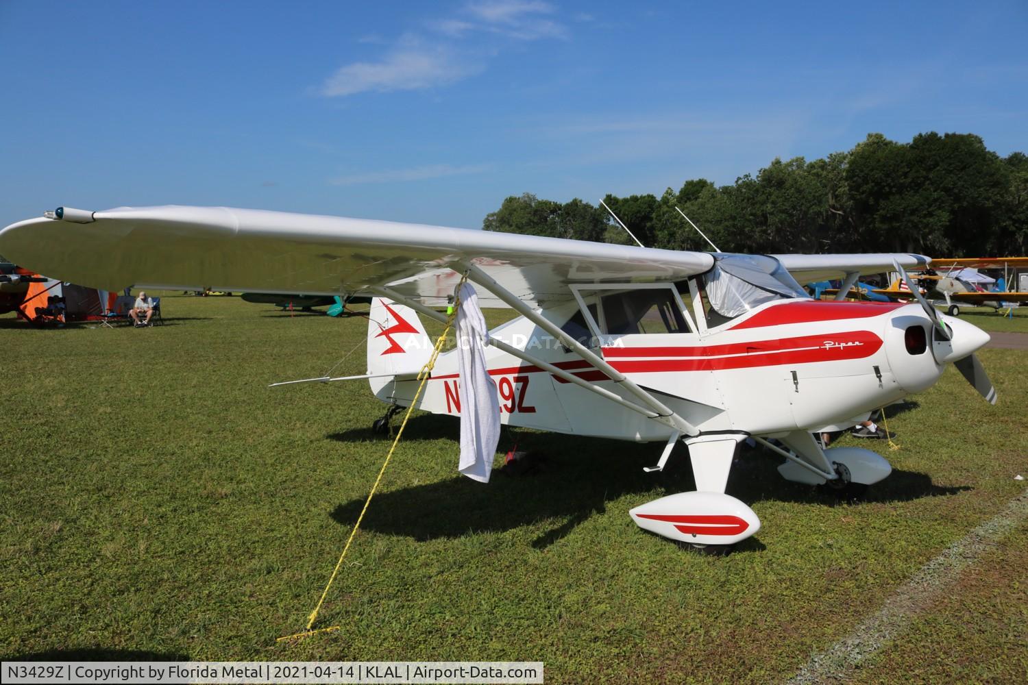 N3429Z, 1960 Piper PA-22-150 C/N 22-7343, Sun N Fun 2021