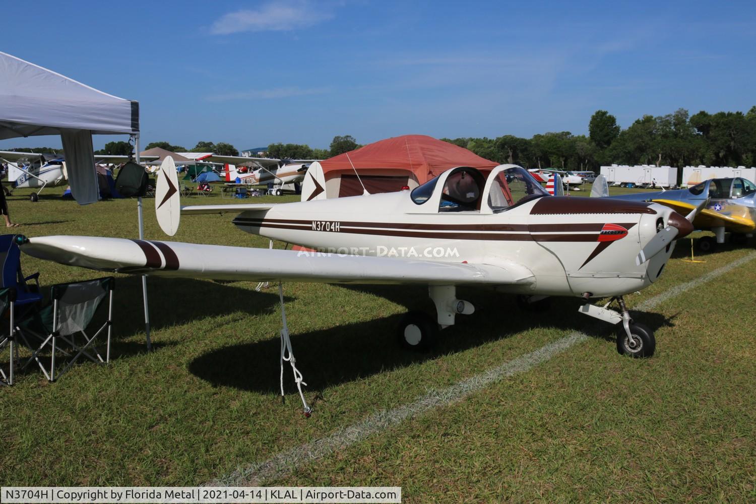 N3704H, 1946 Erco 415C Ercoupe C/N 4329, Sun N fun 2021