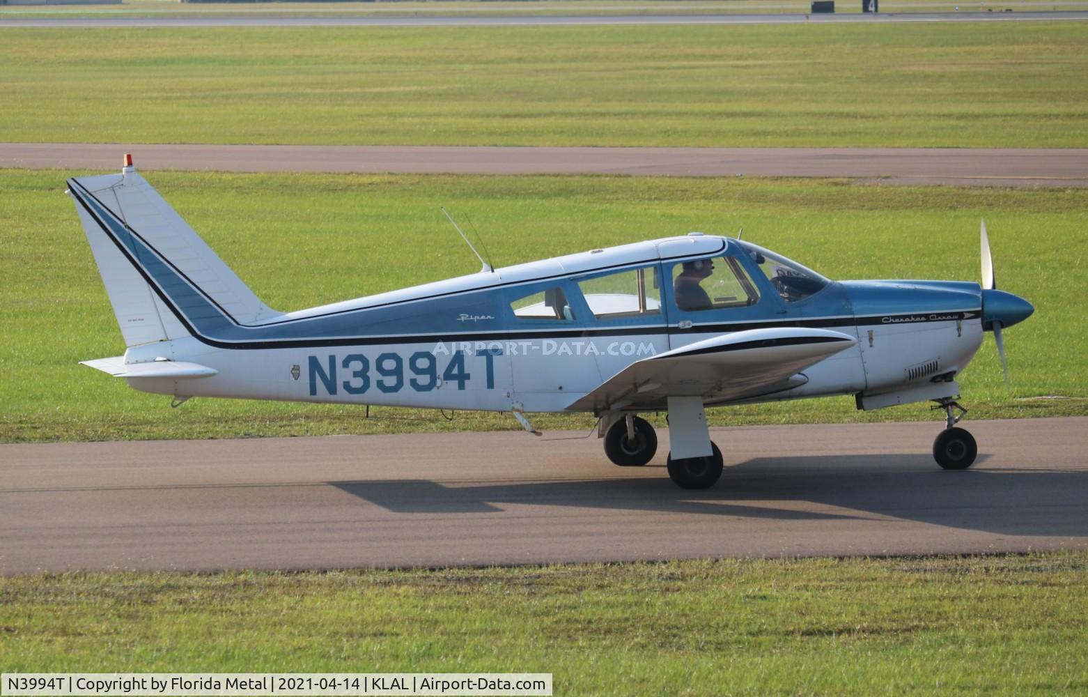 N3994T, 1968 Piper PA-28R-180 Cherokee Arrow C/N 28R-30349, Sun N Fun 2021