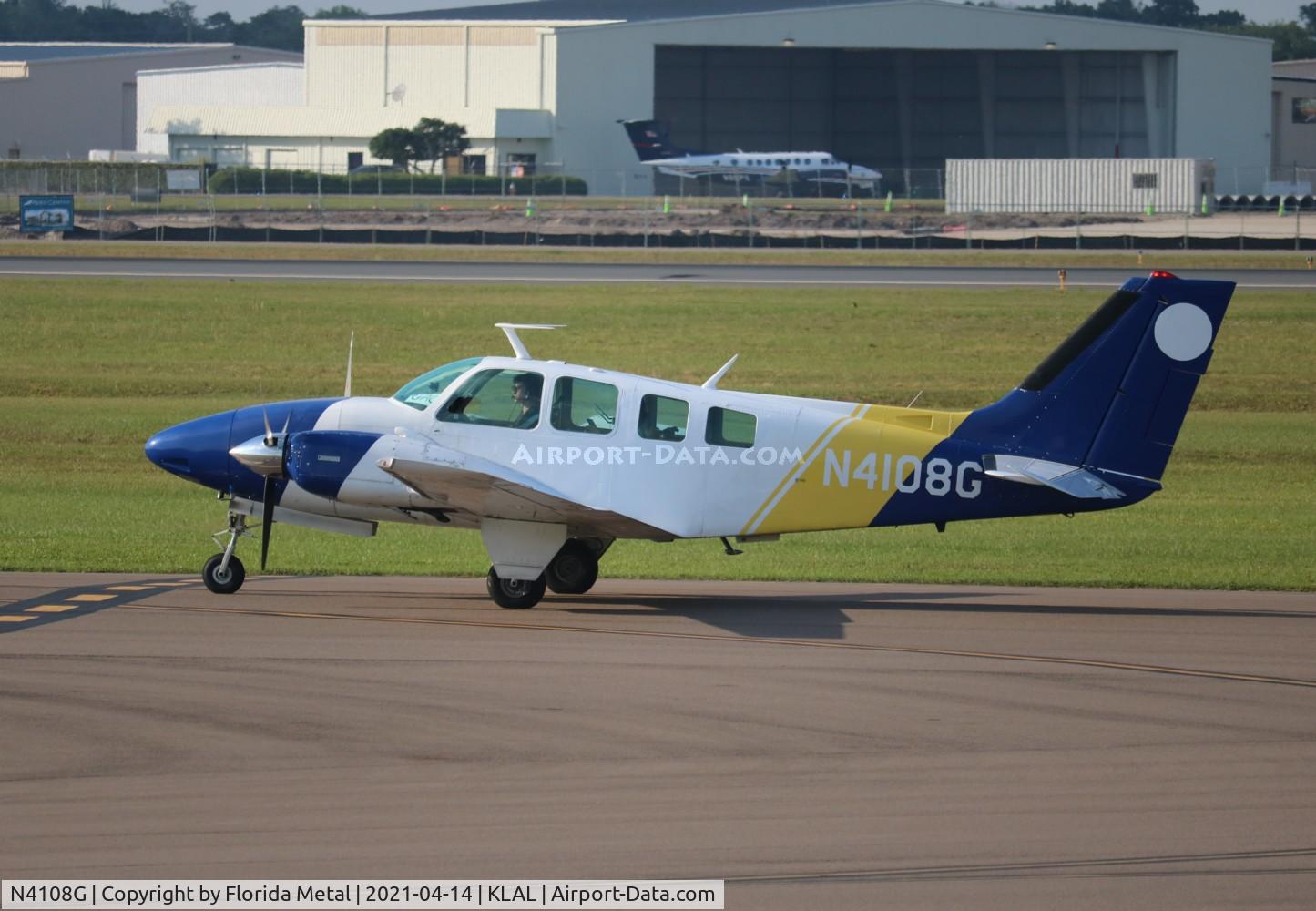 N4108G, 1971 Beech 58 Baron C/N TH-166, Sun N Fun 2021