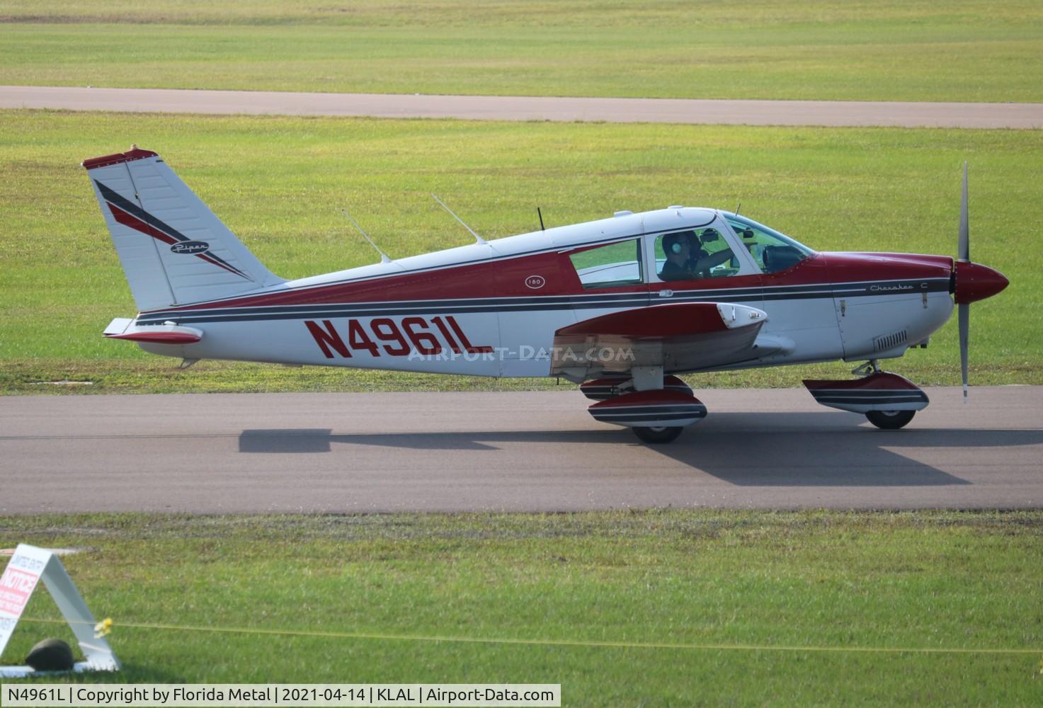 N4961L, 1967 Piper PA-28-180 Cherokee C/N 28-4332, Sun N Fun 2021