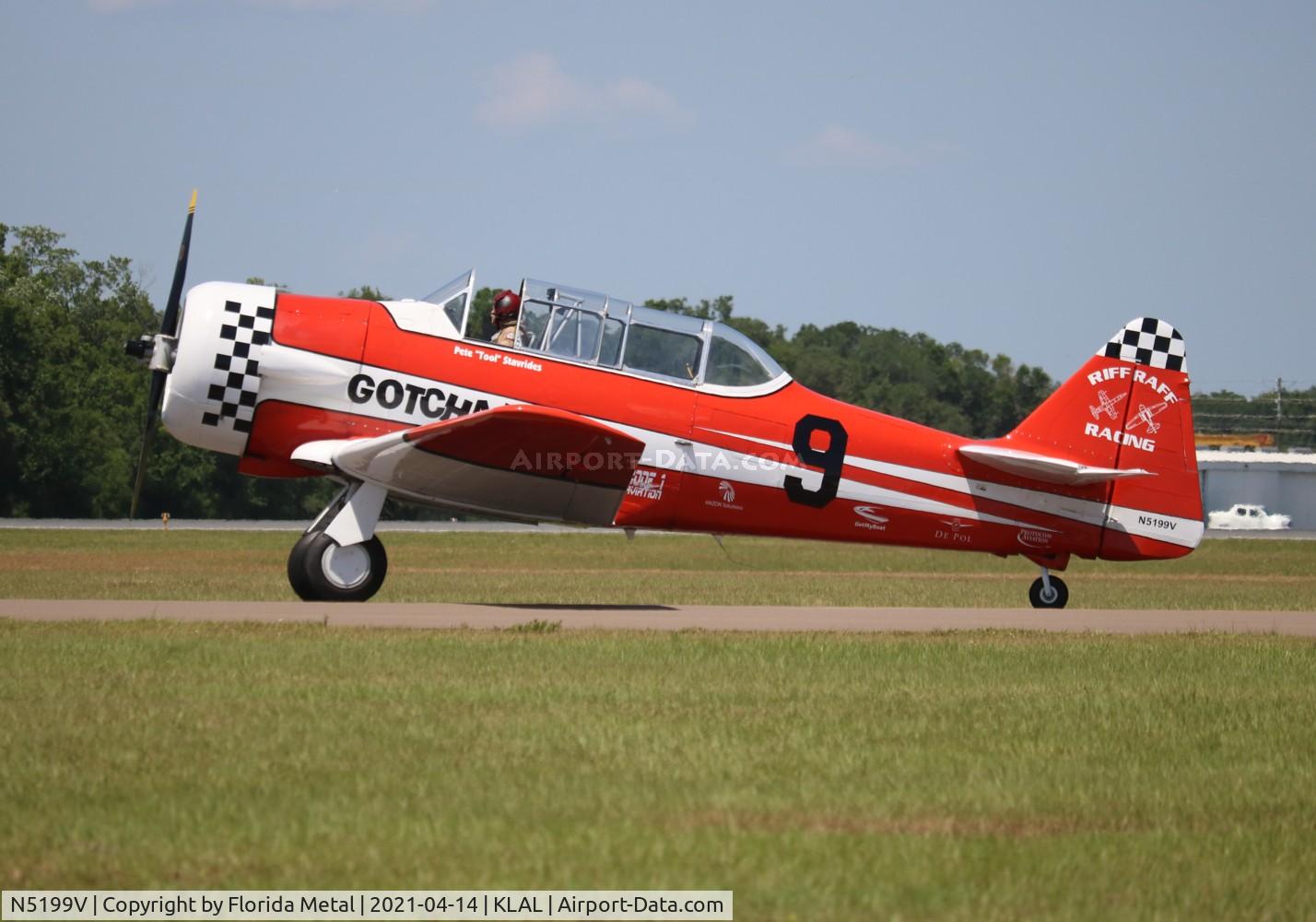 N5199V, 1960 North American SNJ-5 Texan C/N 43875, Sun N fun 2021