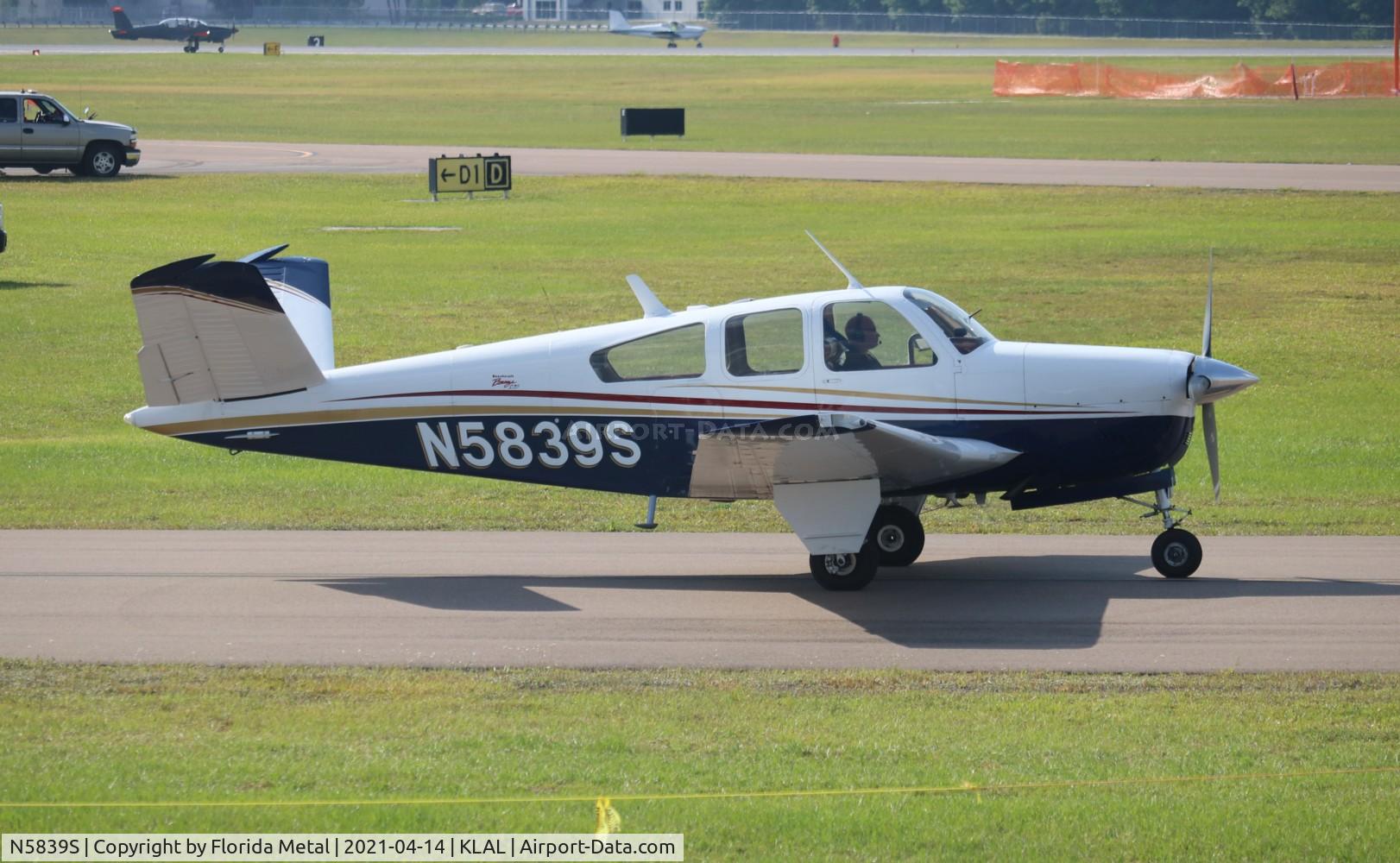 N5839S, 1964 Beech S35 Bonanza C/N D-7736, Sun N Fun 2021