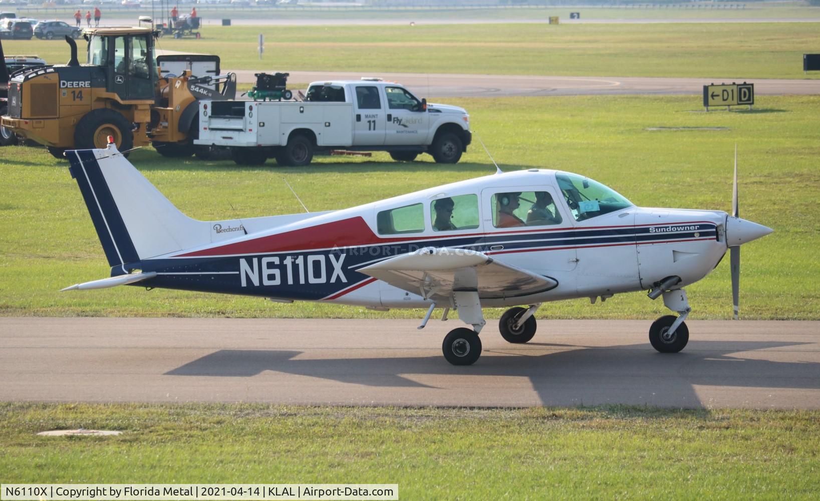 N6110X, 1981 Beech C23 Sundowner 180 C/N M-2347, Sun N fun 2021