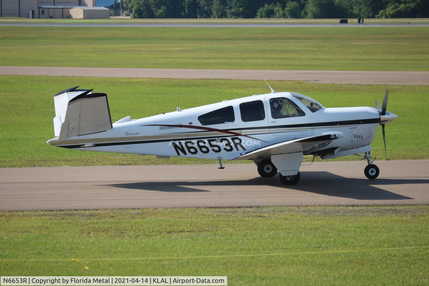 N6653R, 1979 Beech V35B Bonanza C/N D-10259, Sun N Fun 2021
