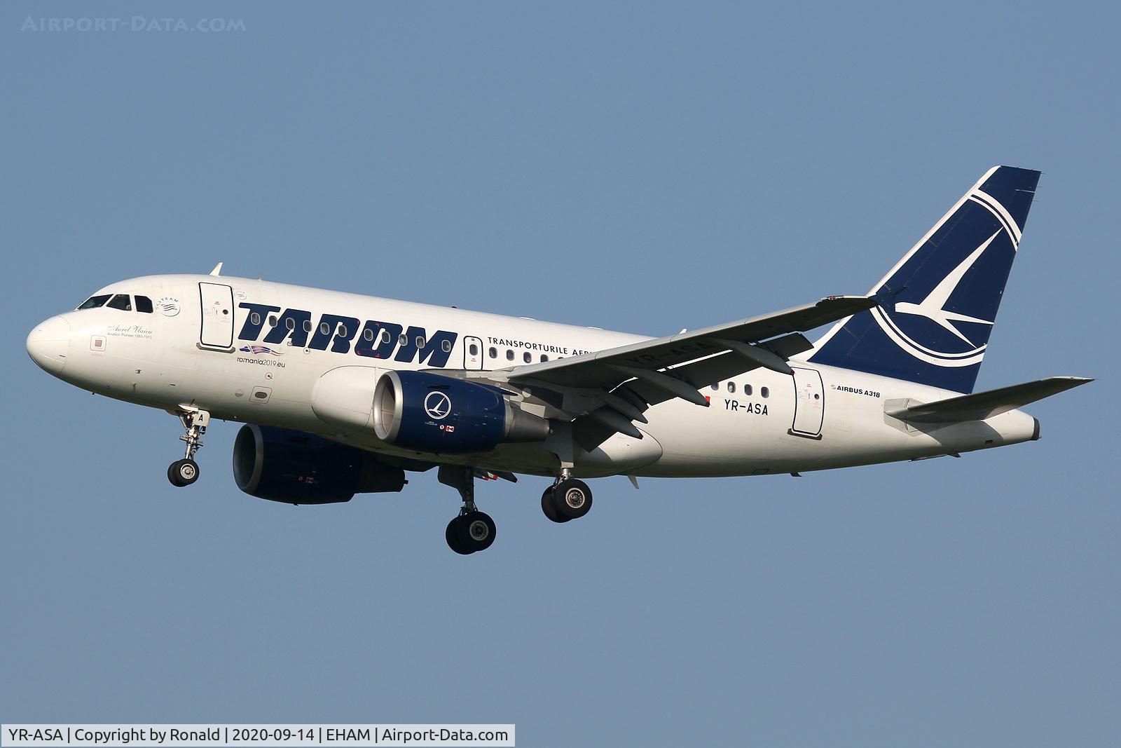 YR-ASA, 2006 Airbus A318-111 C/N 2931, at spl
