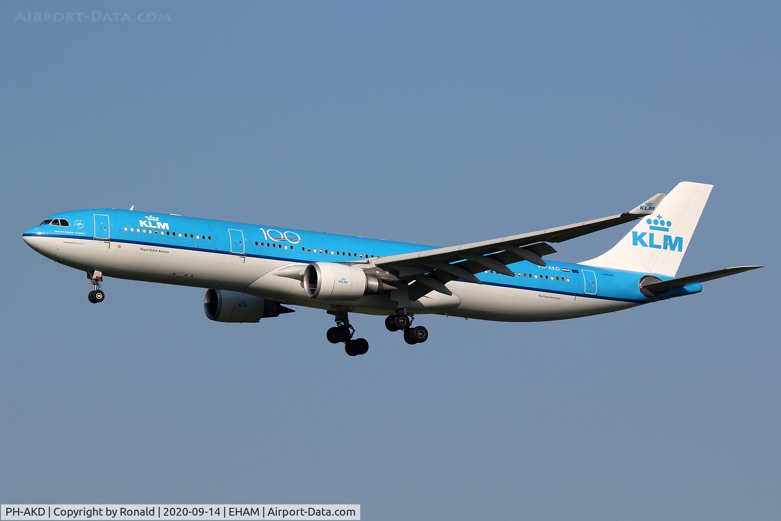 PH-AKD, 2012 Airbus A330-303 C/N 1300, at spl