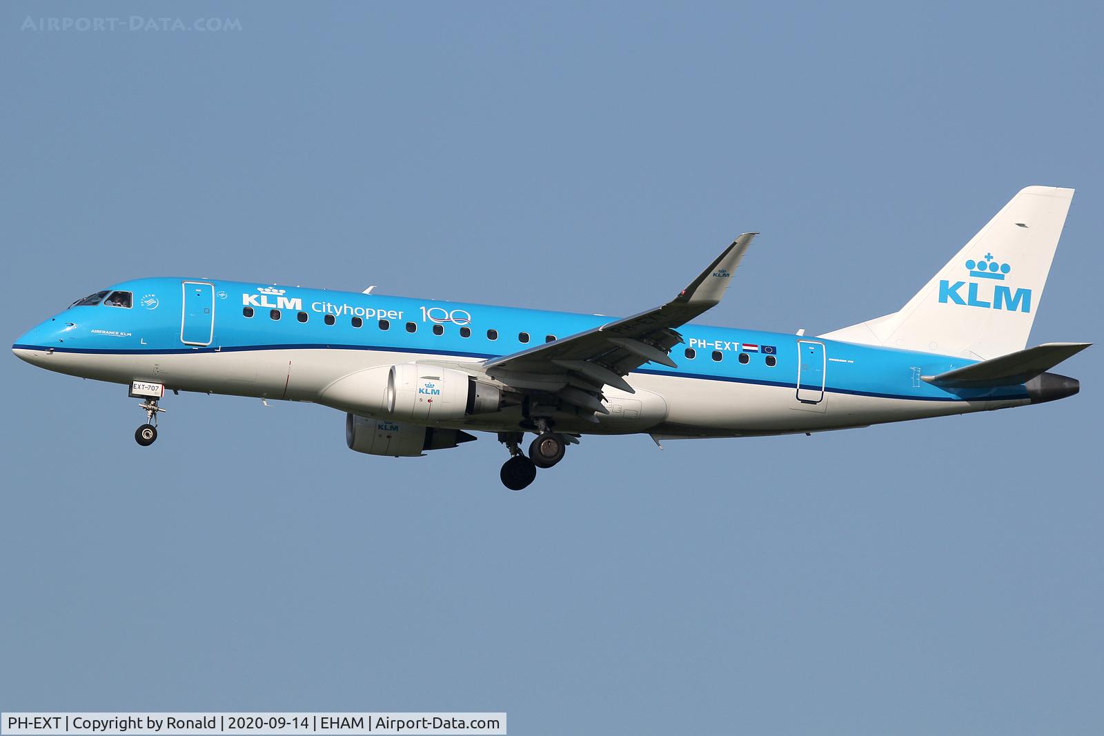 PH-EXT, 2018 Embraer ERJ-175STD (ERJ-170-200) C/N 17000707, at spl