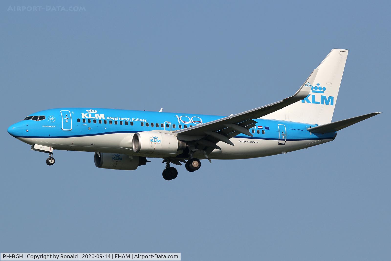 PH-BGH, 2009 Boeing 737-7K2 C/N 38053, at spl