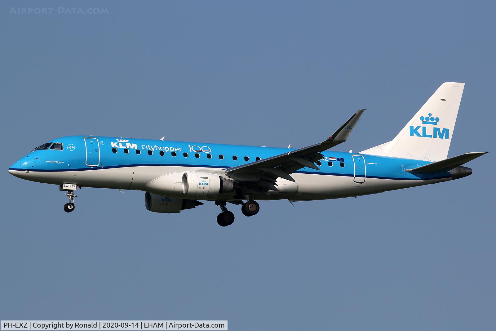 PH-EXZ, 2018 Embraer 175STD (ERJ-170-200) C/N 17000723, at spl