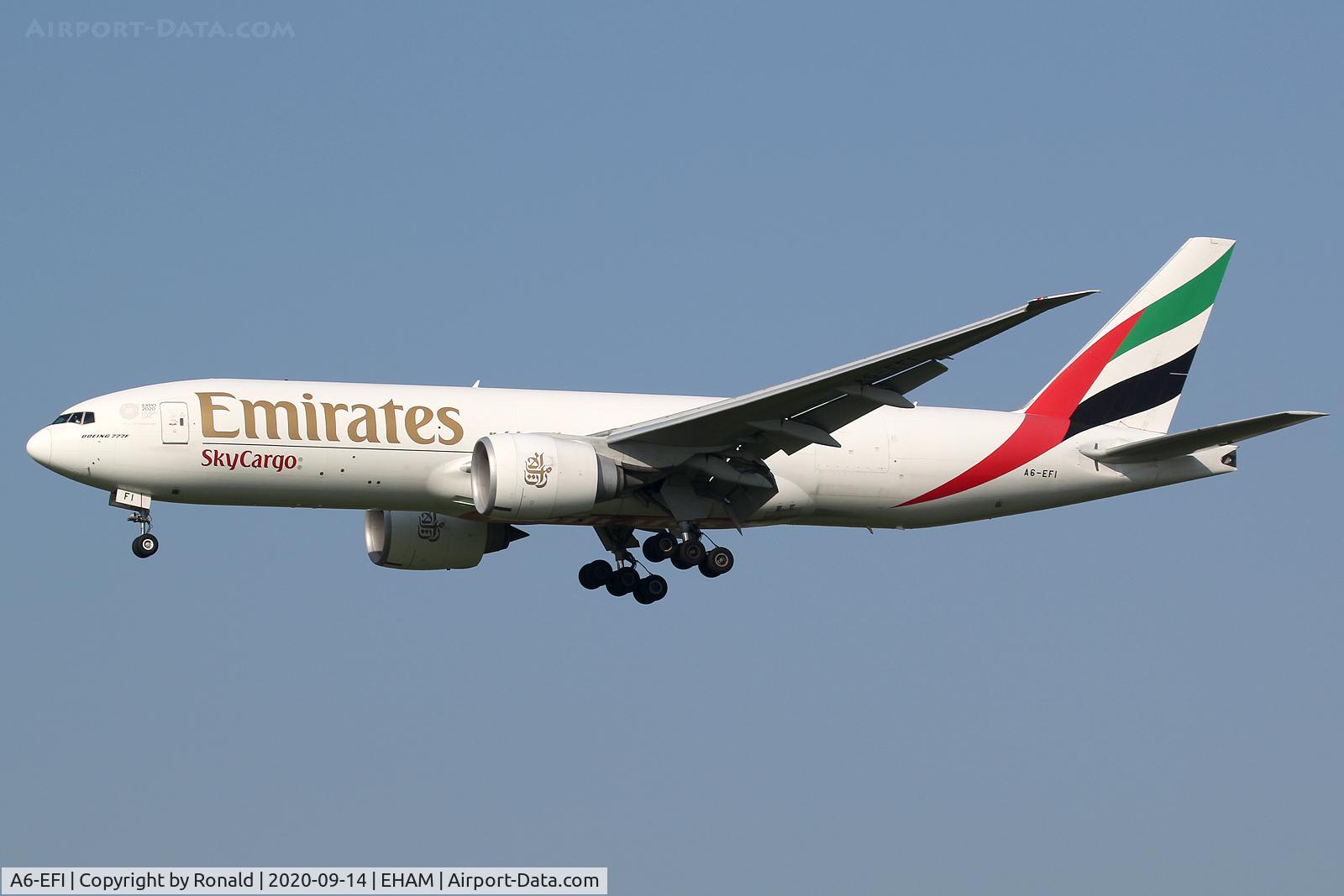 A6-EFI, 2012 Boeing 777-F1H C/N 35609, at spl