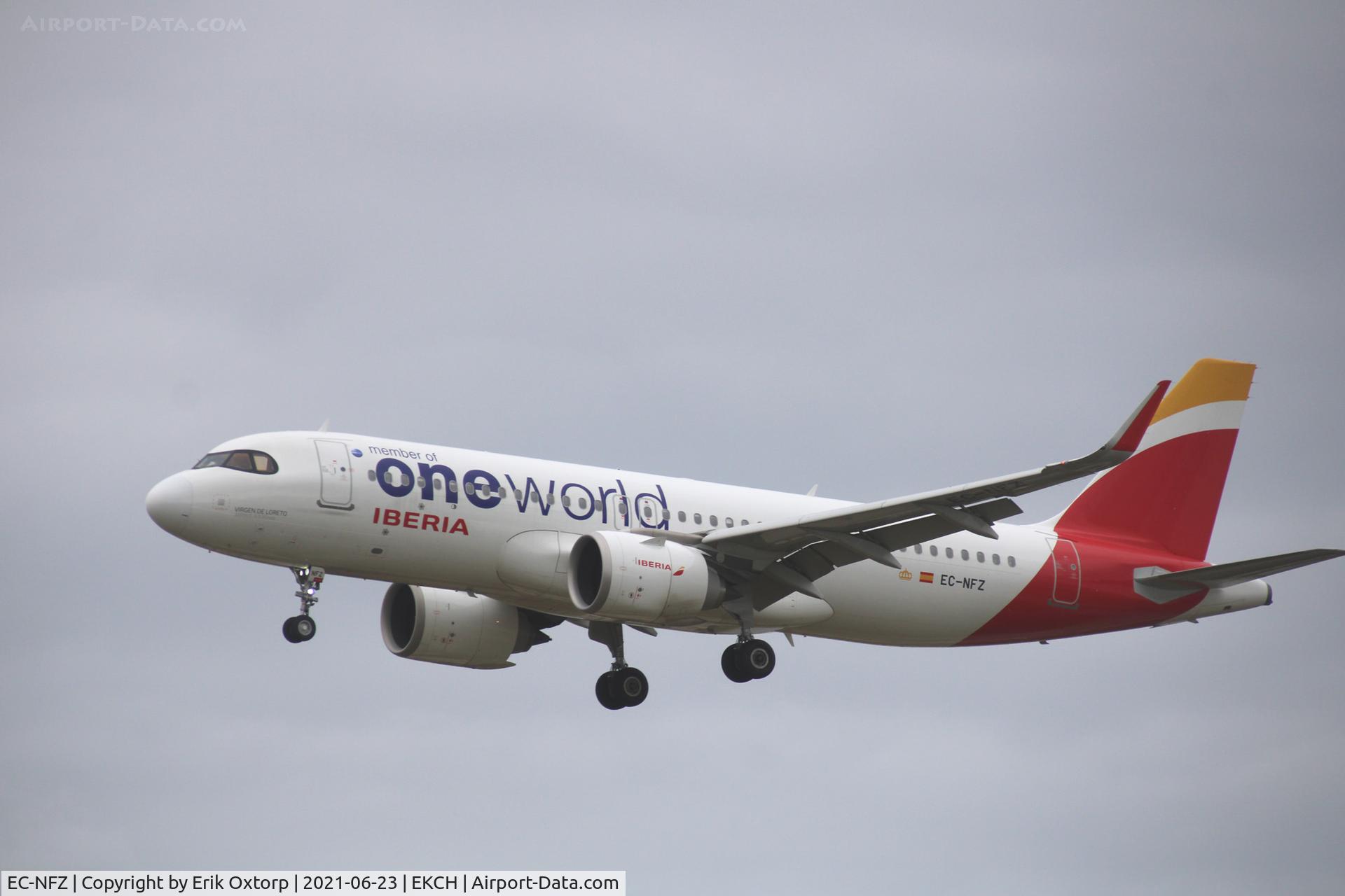 EC-NFZ, 2019 Airbus A320-251N C/N 10002, EC-NFZ landing rw 22L