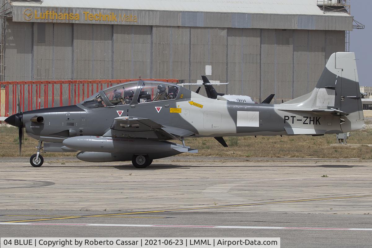 04 BLUE, 2021 Embraer A-29B Super Tucano C/N 31400273, Park 3