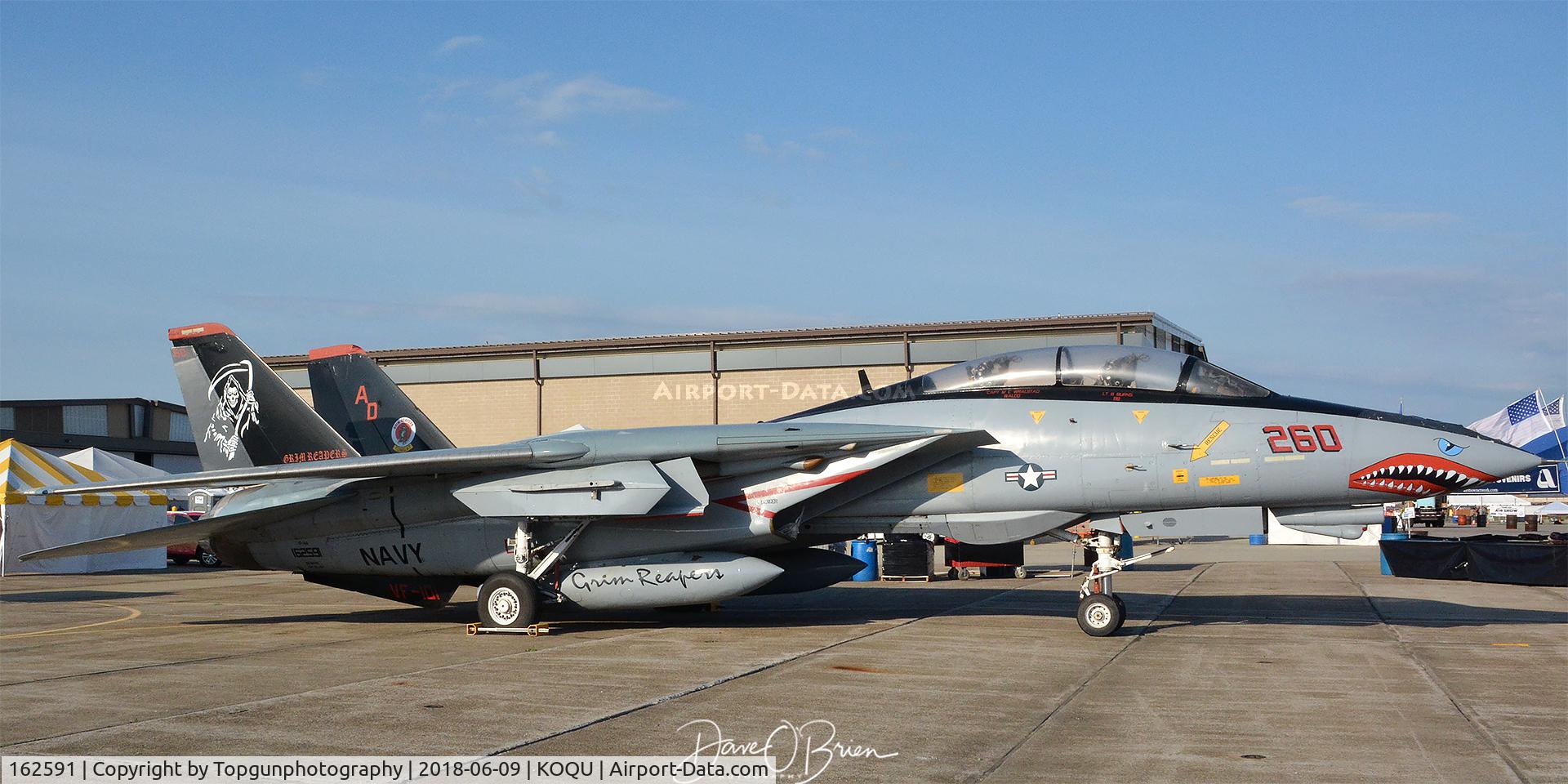 162591, Grumman F-14A Tomcat C/N 513, Was with the Quonset Museum but went somewhere else a few years ago.