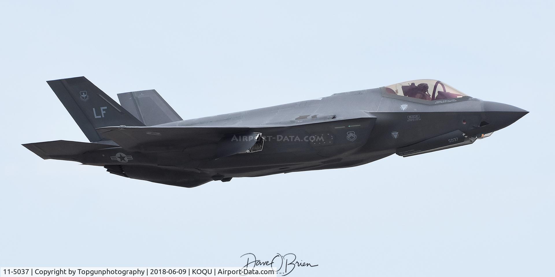 11-5037, 2011 Lockheed Martin F-35A Lightning II C/N AF-48, Capt. Andrew “Dojo” Olson