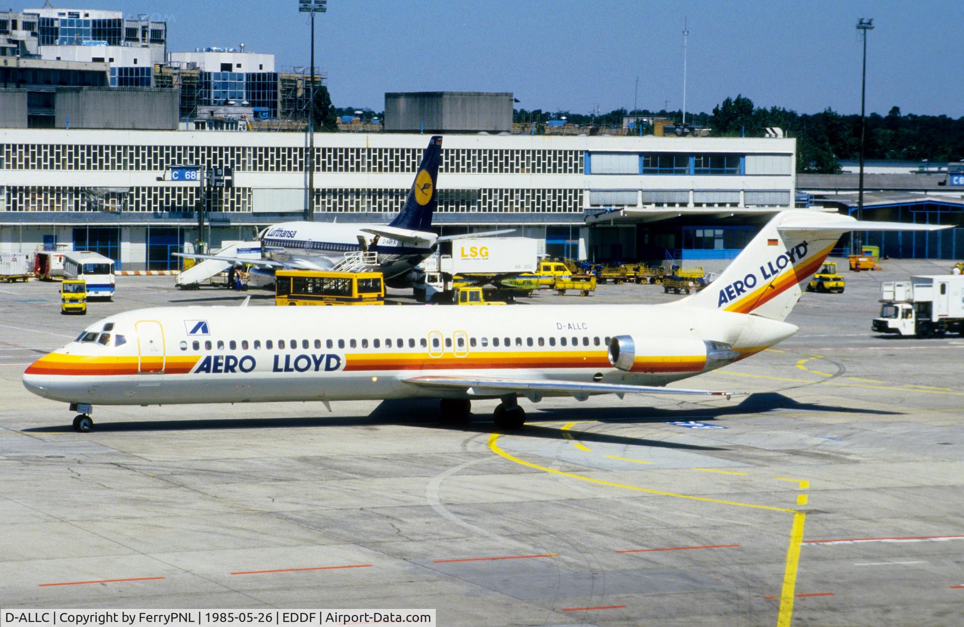 D-ALLC, 1975 McDonnell Douglas DC-9-32 C/N 47672, Aero Lloyd DC-9-32