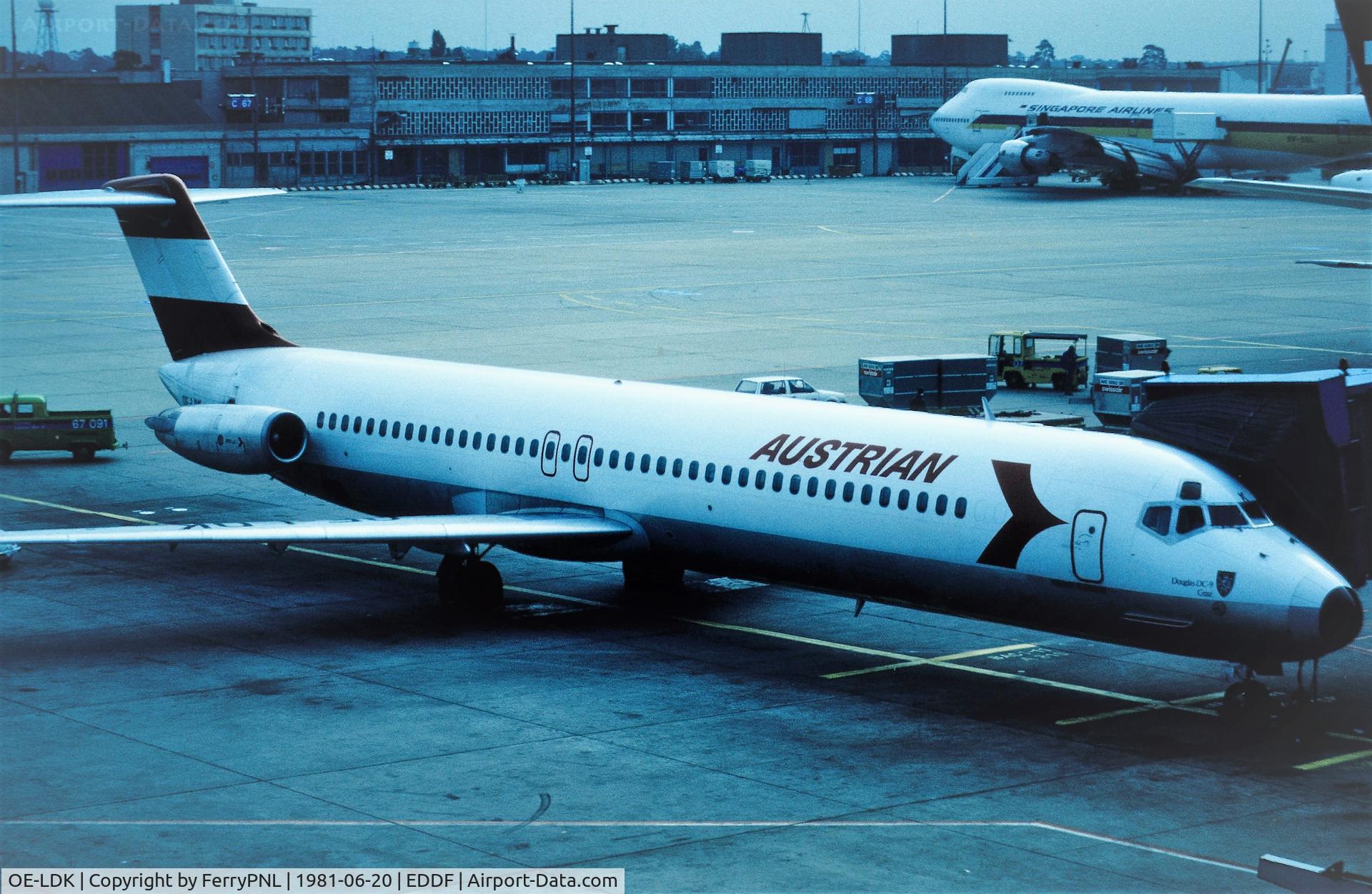 OE-LDK, 1975 Douglas DC-9-51 C/N 47651, Austian DC-9-51