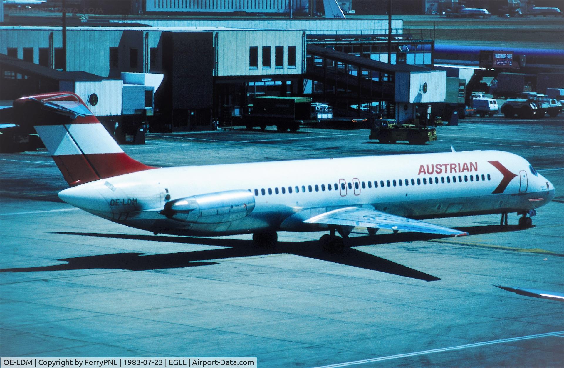 OE-LDM, 1976 Douglas DC-9-51 C/N 47726, Austrian DC-9-51