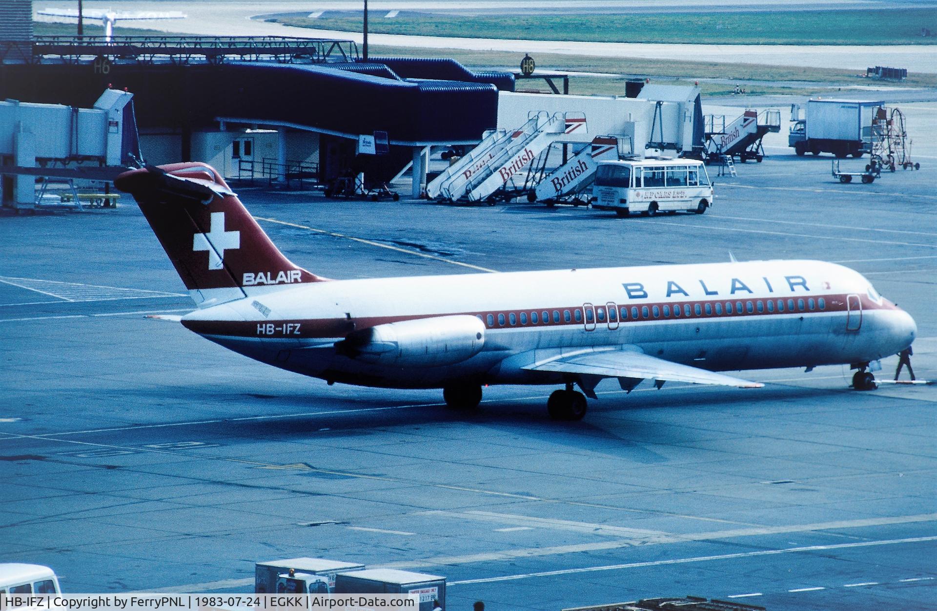 HB-IFZ, 1970 Douglas DC-9-32 C/N 47479, Balair DC-9-32