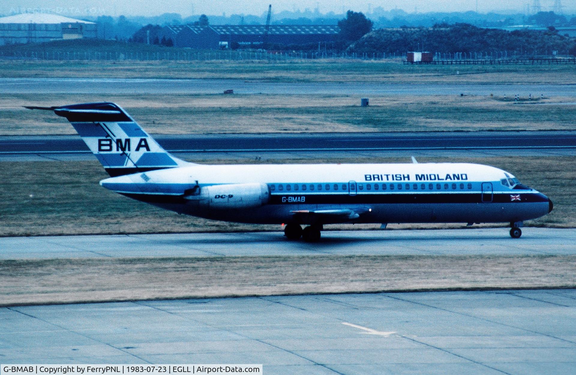 G-BMAB, 1966 Douglas DC-9-15 C/N 45738, BMA DC-9-15