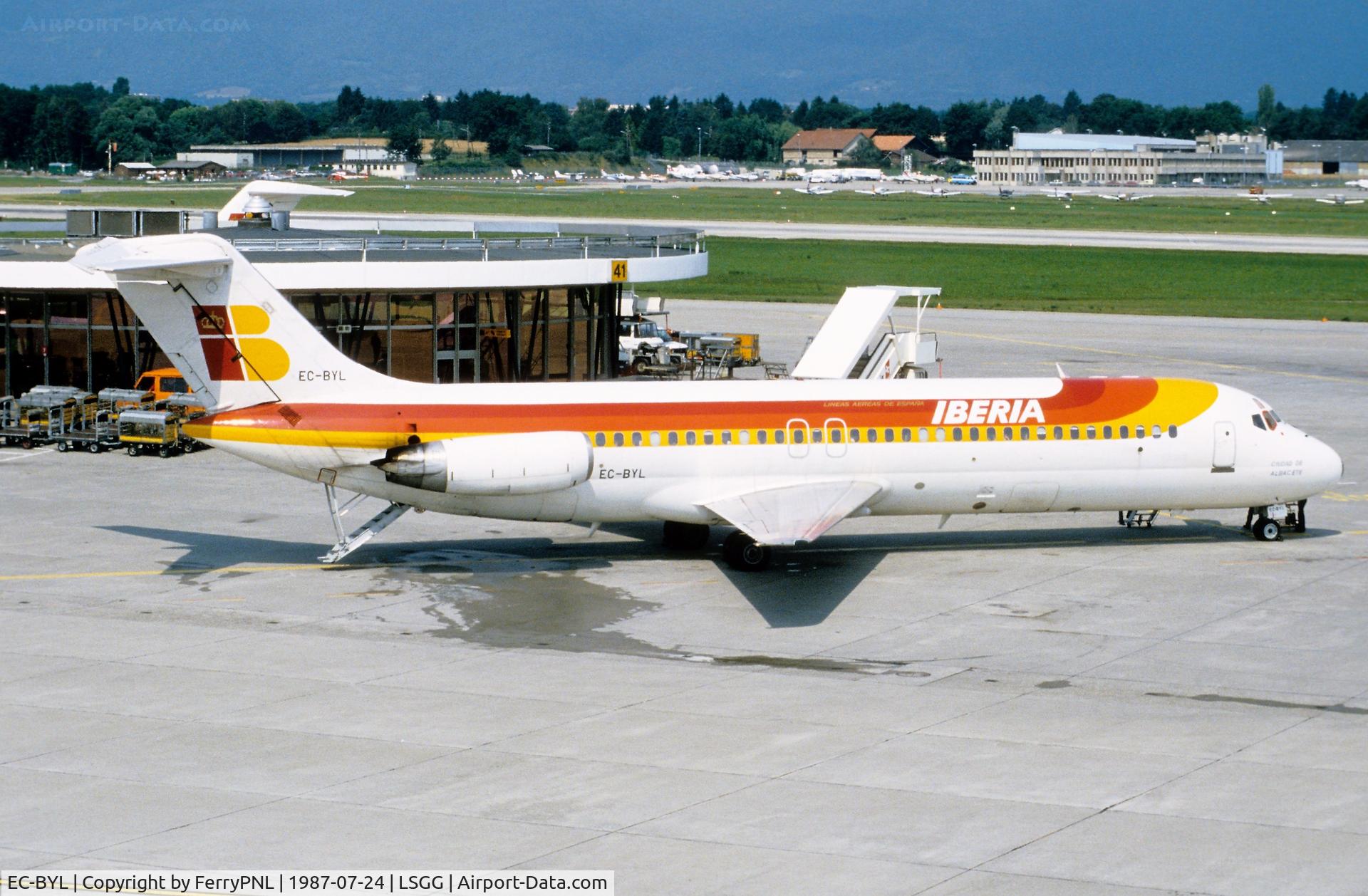 EC-BYL, 1972 Douglas DC-9-33F (RC) C/N 47545, Iberia DC-9-33F