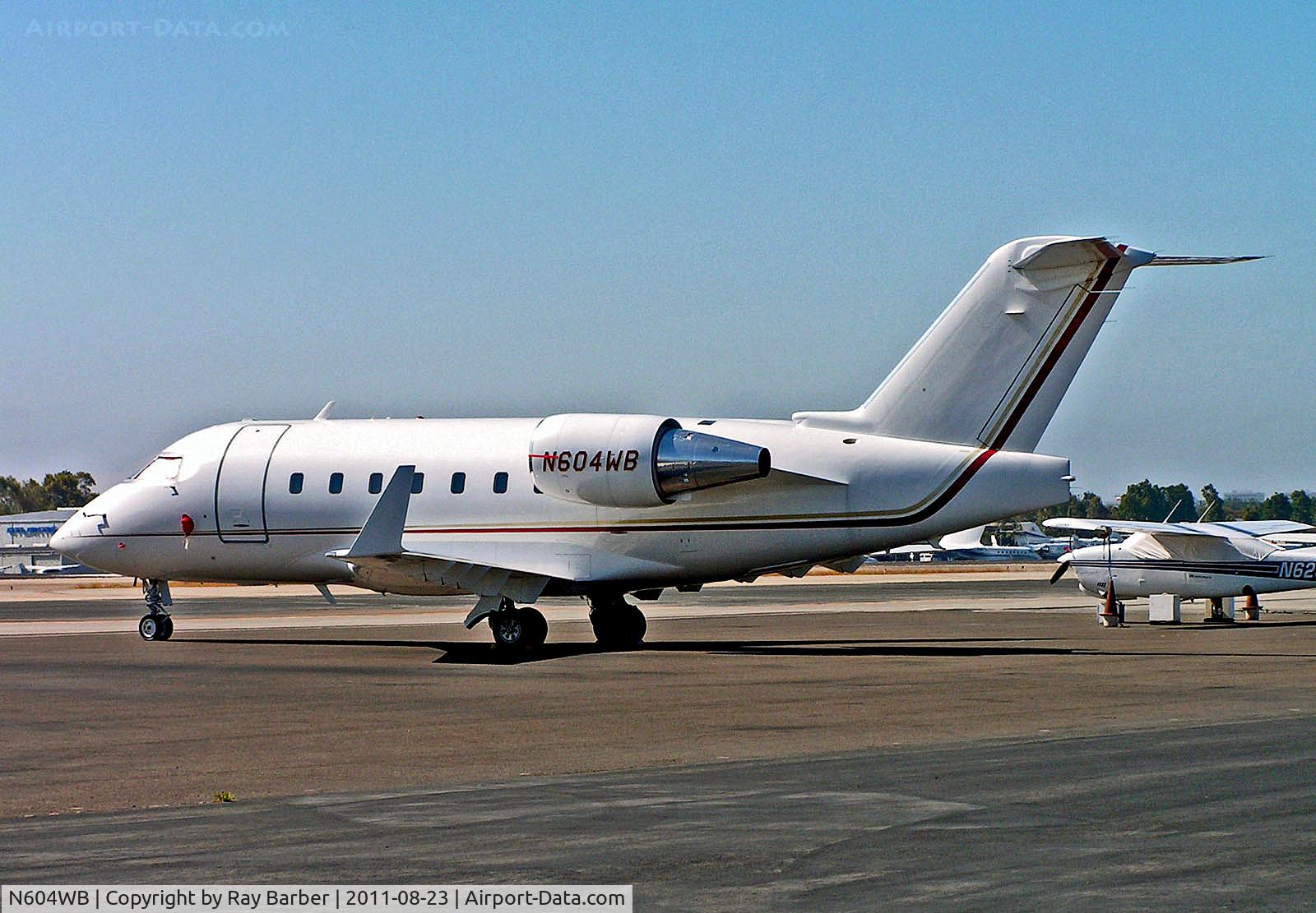 N604WB, 1996 Canadair Challenger 601-3A (CL-600-2B16) C/N 5306, N604WB   Bombardier Challenger CL.604 [5306] (Place unknown) 23/08/2011
