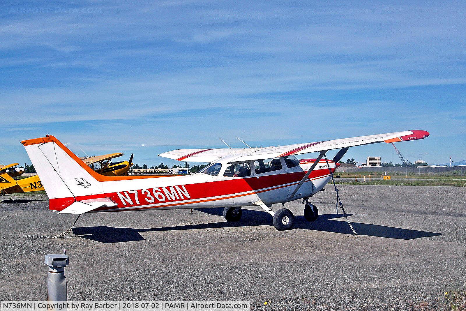 N736MN, 1977 Cessna R172K Hawk XP C/N R1722635, N736MN   Cessna R.172K Hawk XP [R172-2635] Anchorage-Merrill Field~N 02/07/2018