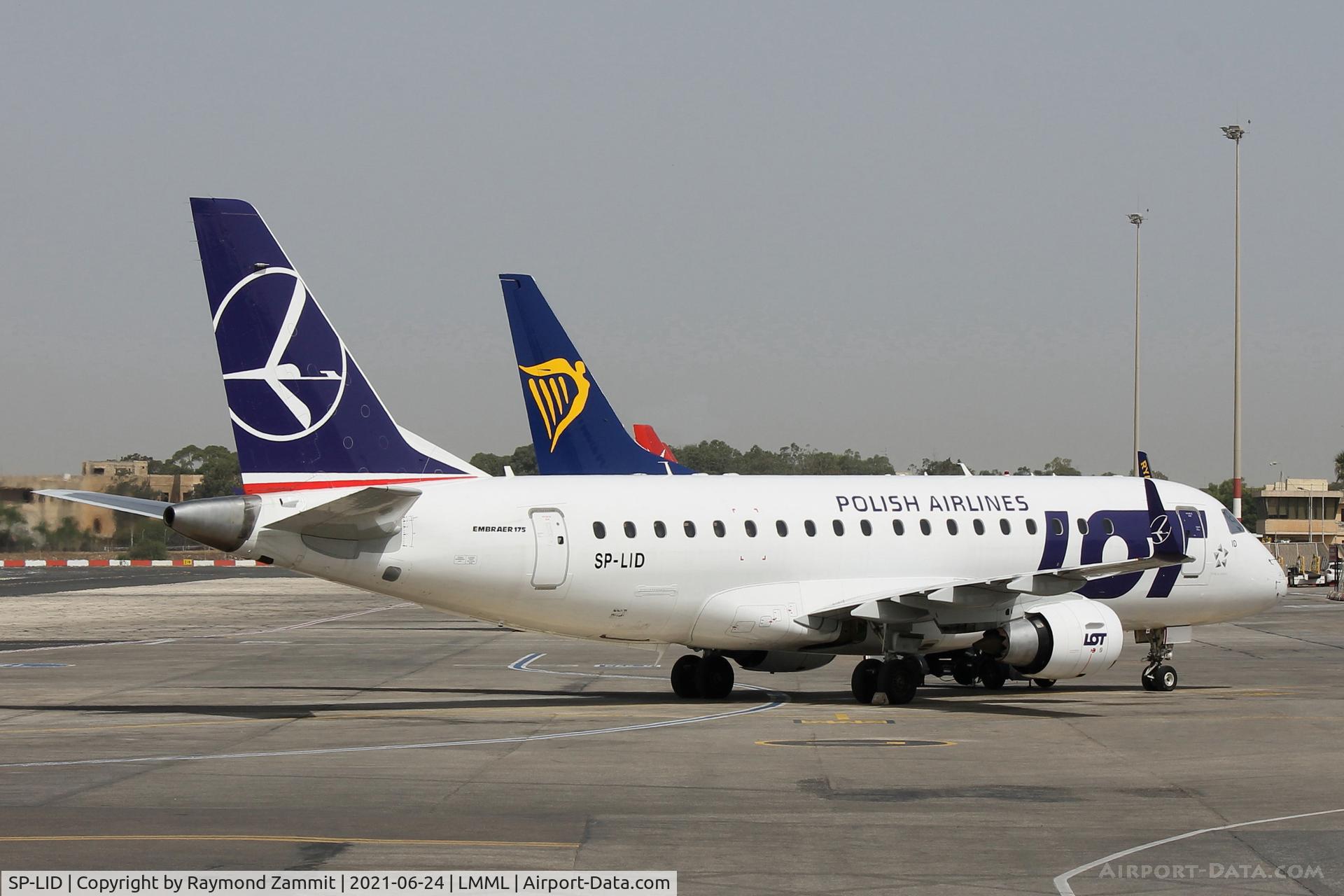 SP-LID, 2006 Embraer 175LR (ERJ-170-200LR) C/N 17000136, Embraer 175LR SP-LID LOT Polish Airlines
