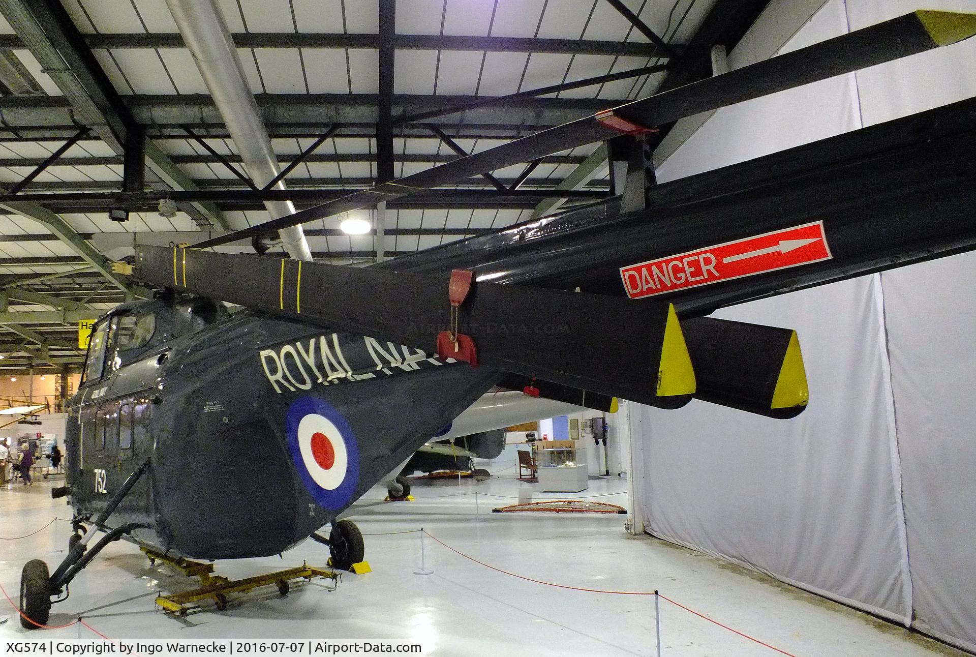 XG574, 1955 Westland Whirlwind HAR.3 C/N WA69, Westland Whirlwind HAR3 at the FAA Museum, Yeovilton