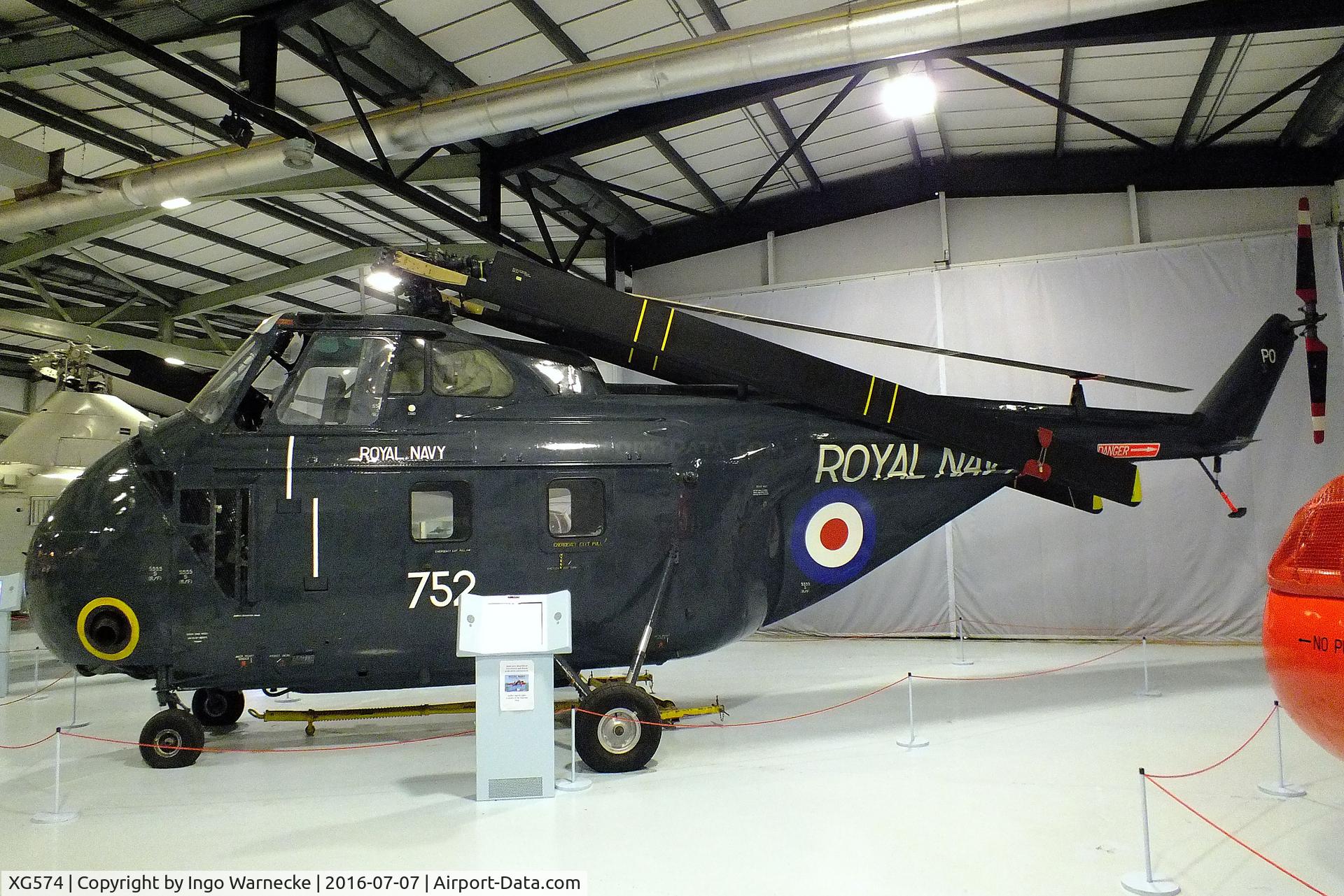 XG574, 1955 Westland Whirlwind HAR.3 C/N WA69, Westland Whirlwind HAR3 at the FAA Museum, Yeovilton